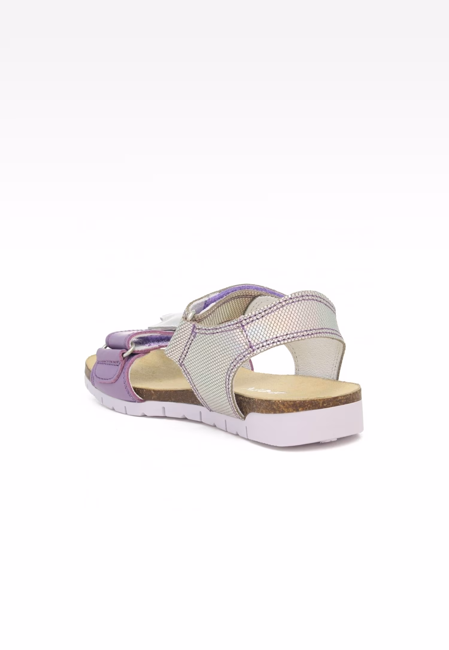 Sandały BARTEK 16183026, dla dziewcząt, beżowo-biały