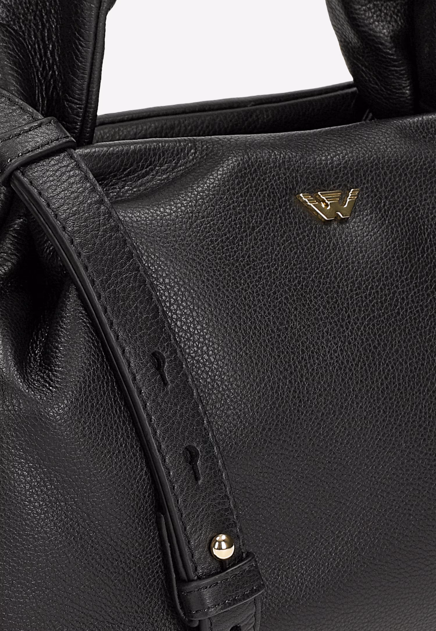 Mała czarna torebka damska ze skóry licowej