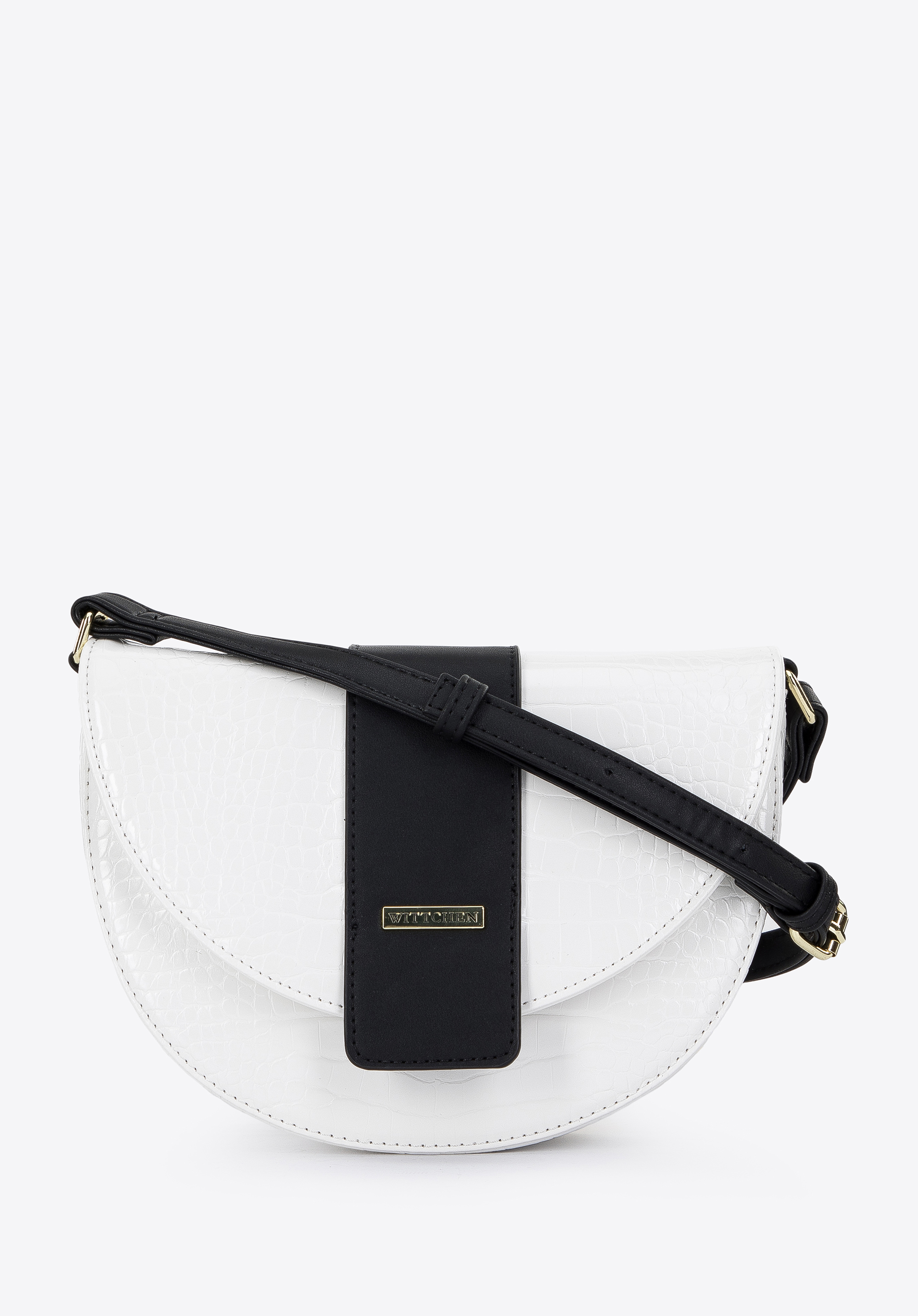 Damska listonoszka z ekoskóry croco