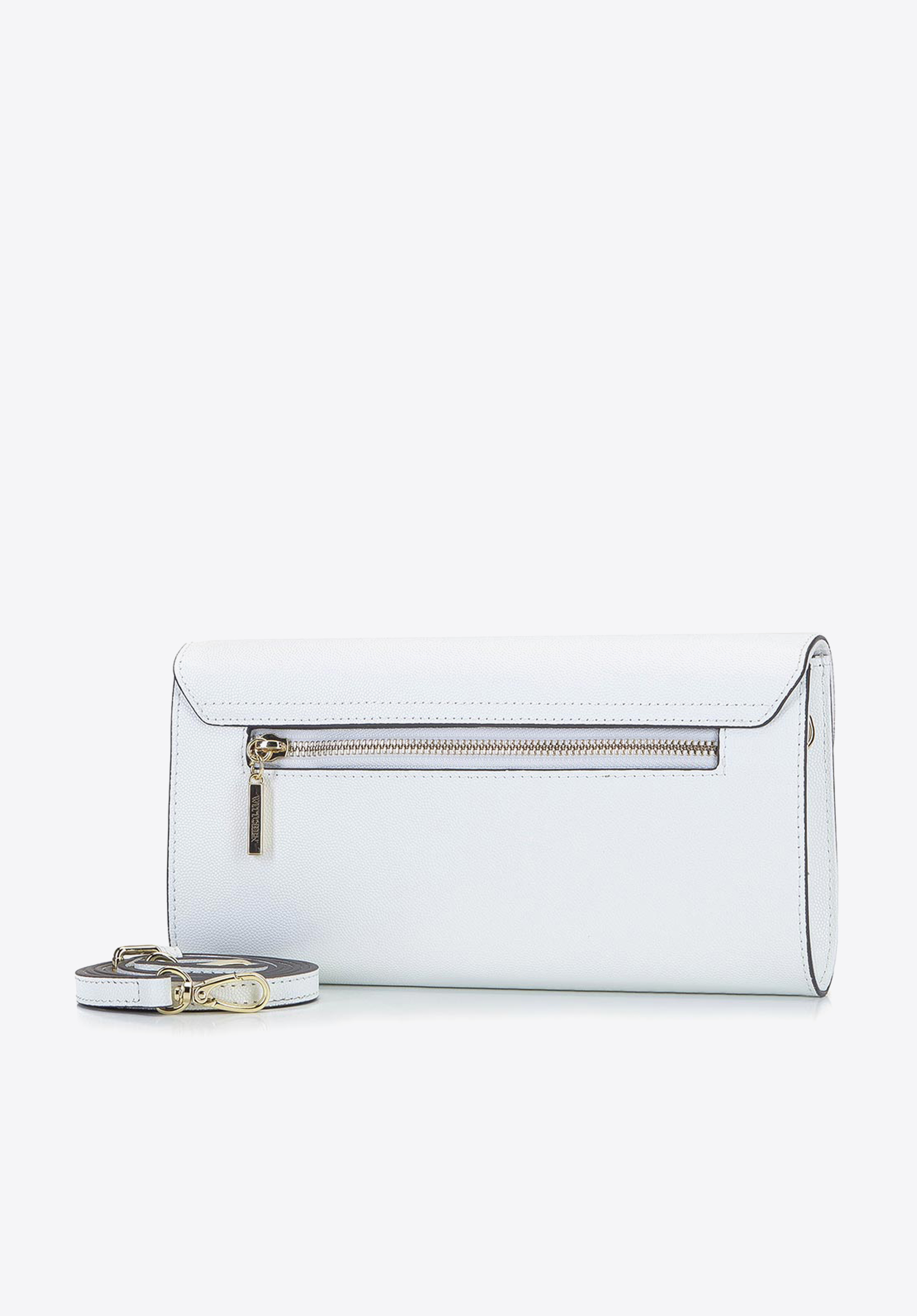 Kopertówka skórzana minimalistyczna