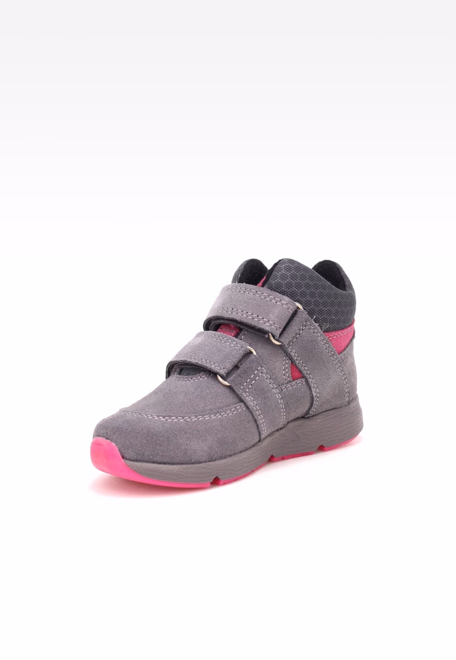 Trzewiki ocieplane BARTEK 1090-GR9P, dla dziewcząt, szaro-różowy