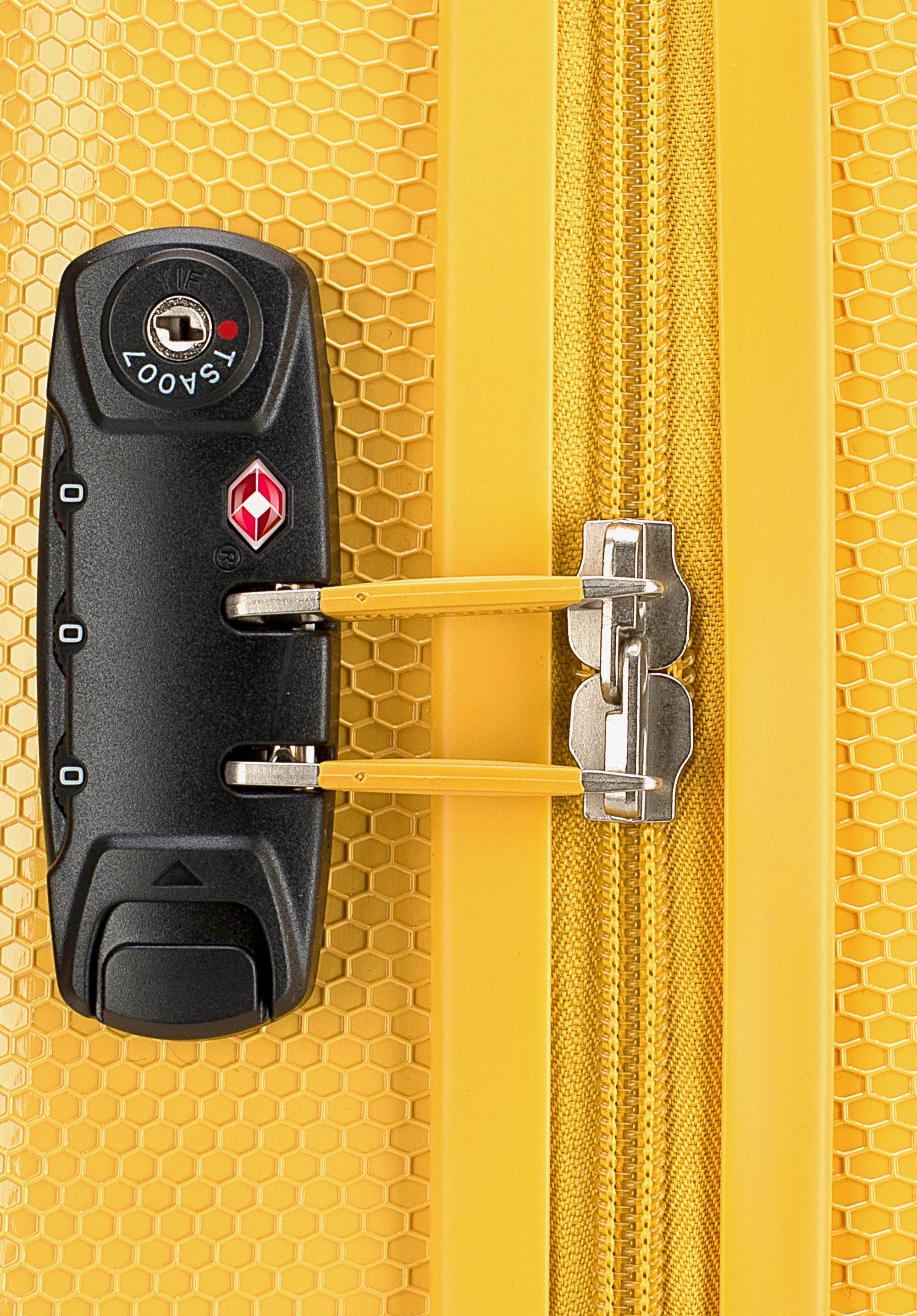 Walizka kabinowa z polikarbonu jednokolorowa