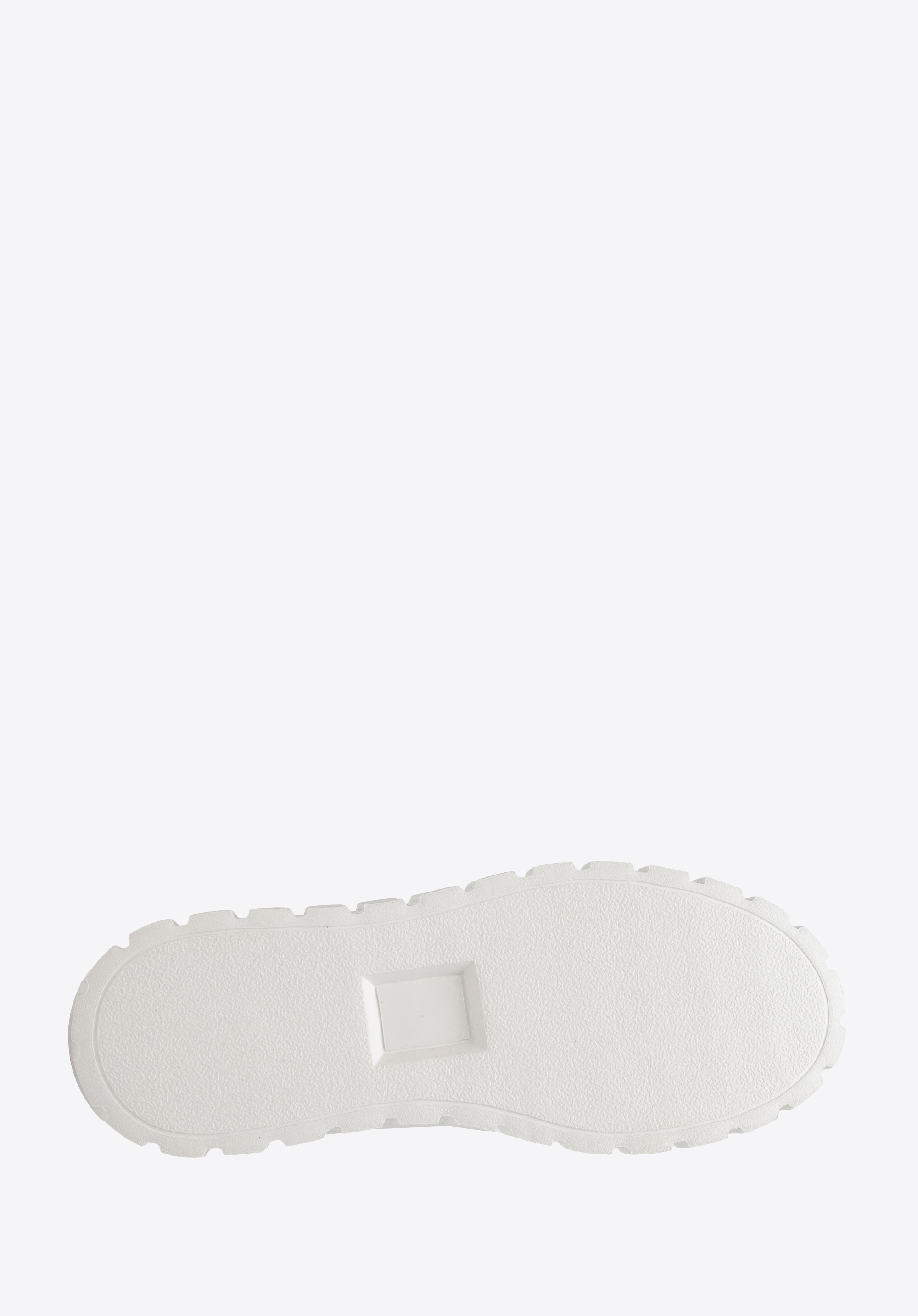 Damskie sneakersy skórzane klasyczne na grubej podeszwie