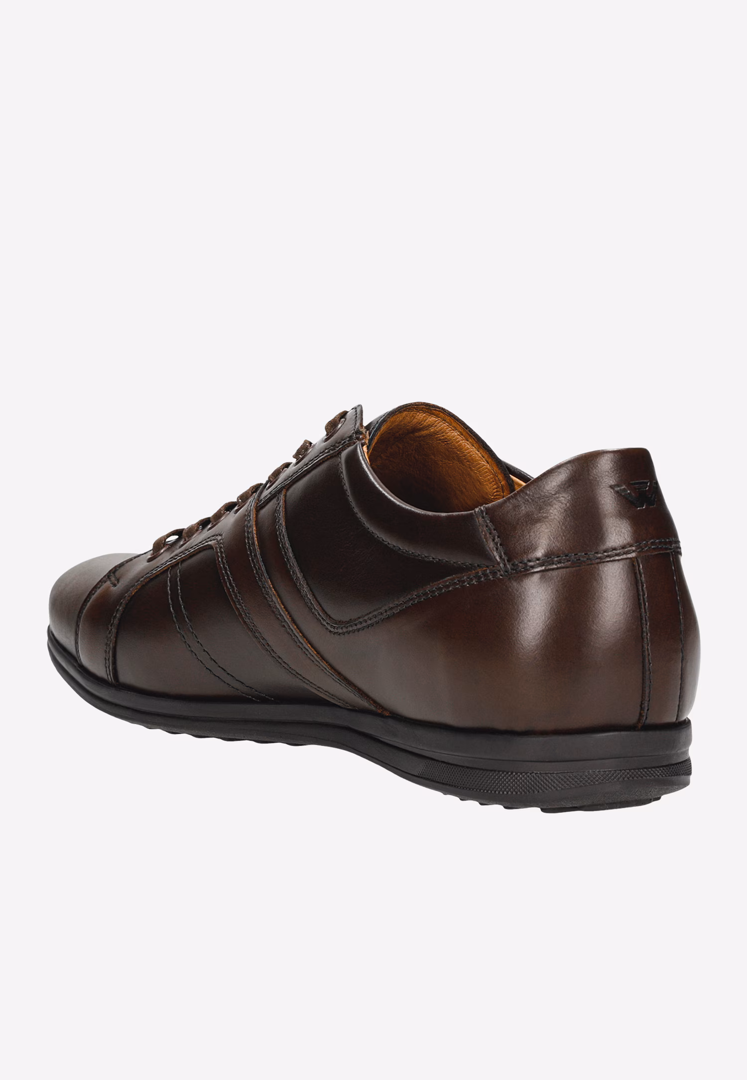 Czarne komfortowe półbuty męskie idealne na  co dzień