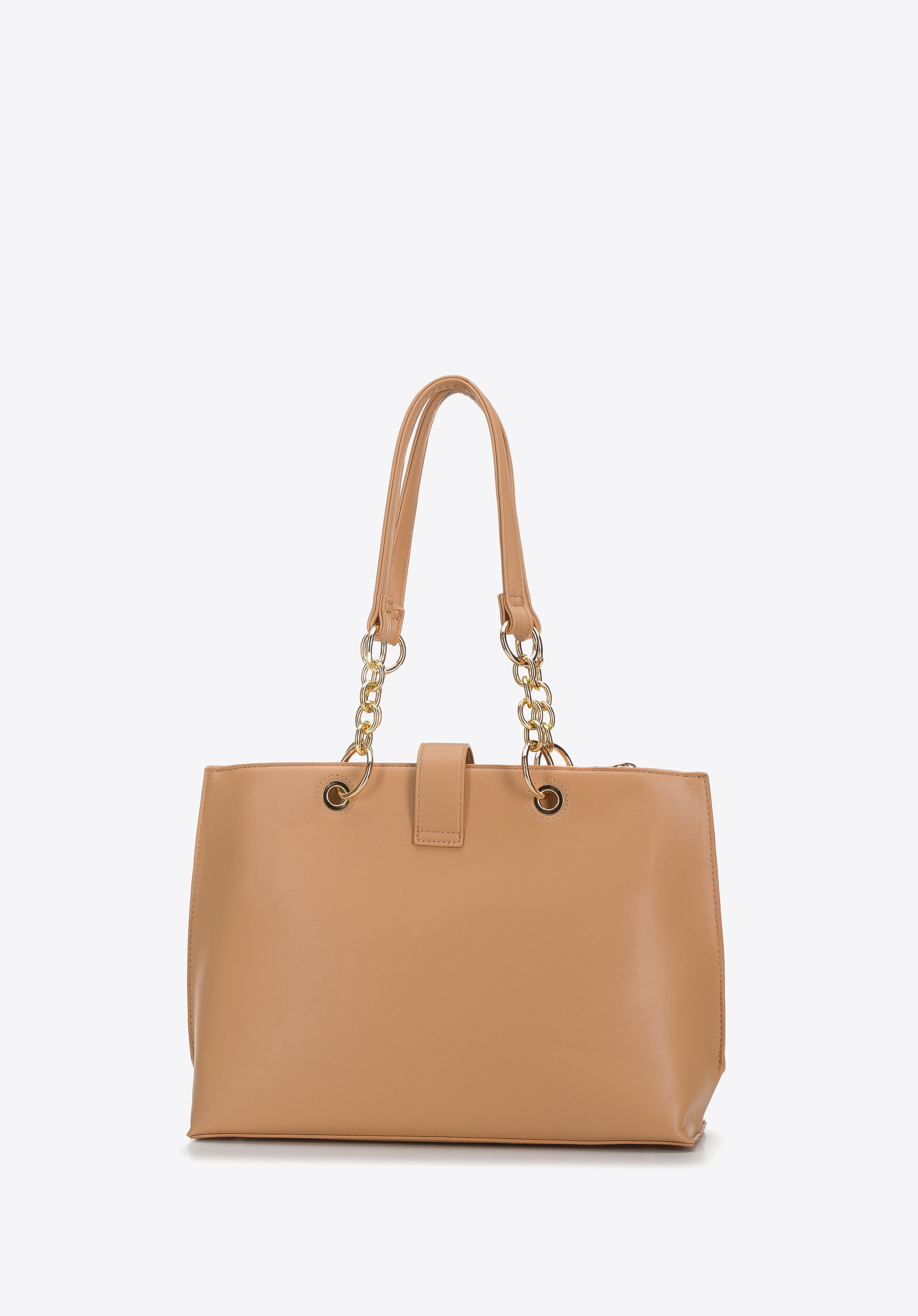 Torebka shopperka z łańcuchami