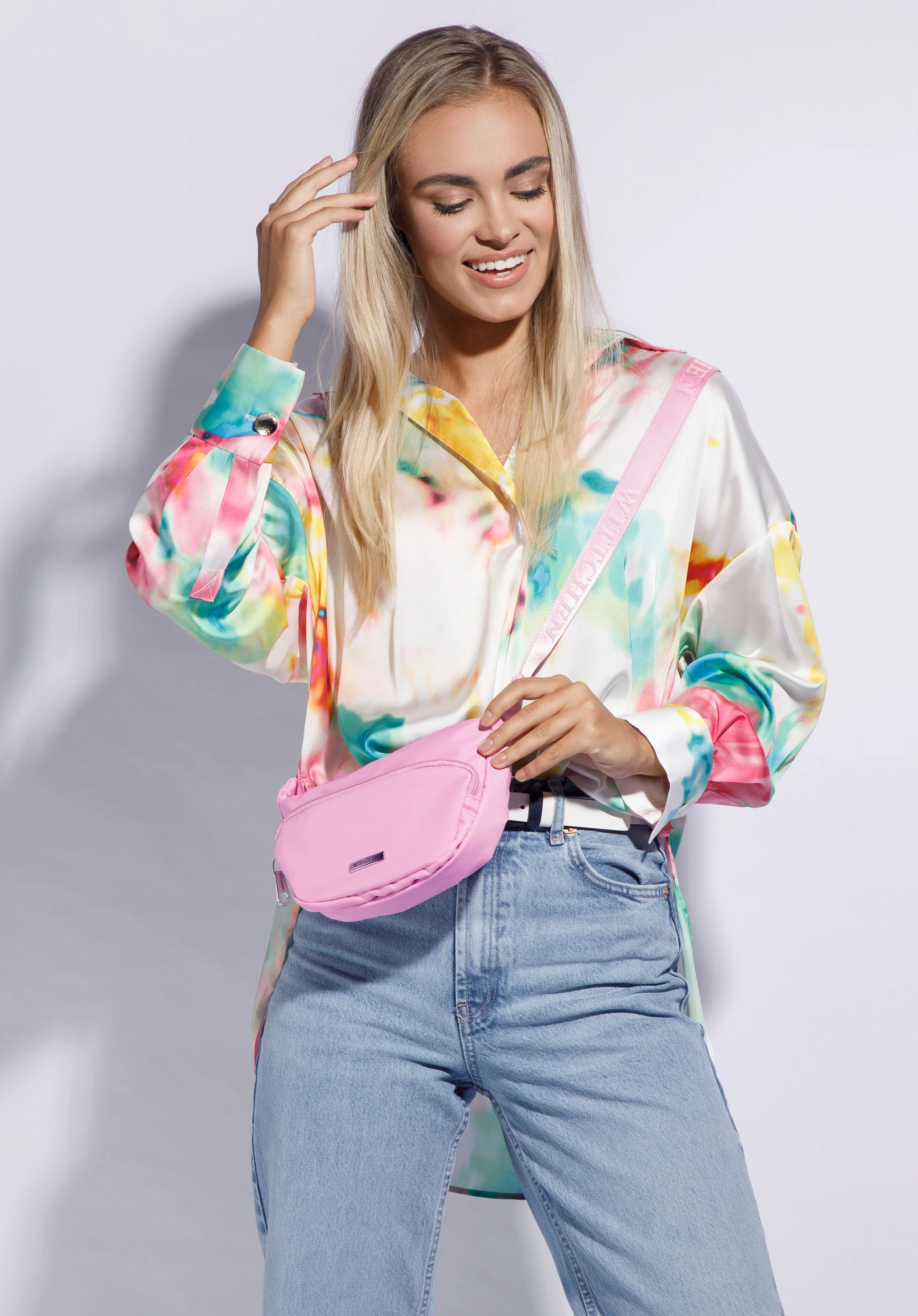 Damska minitorebka z nylonu