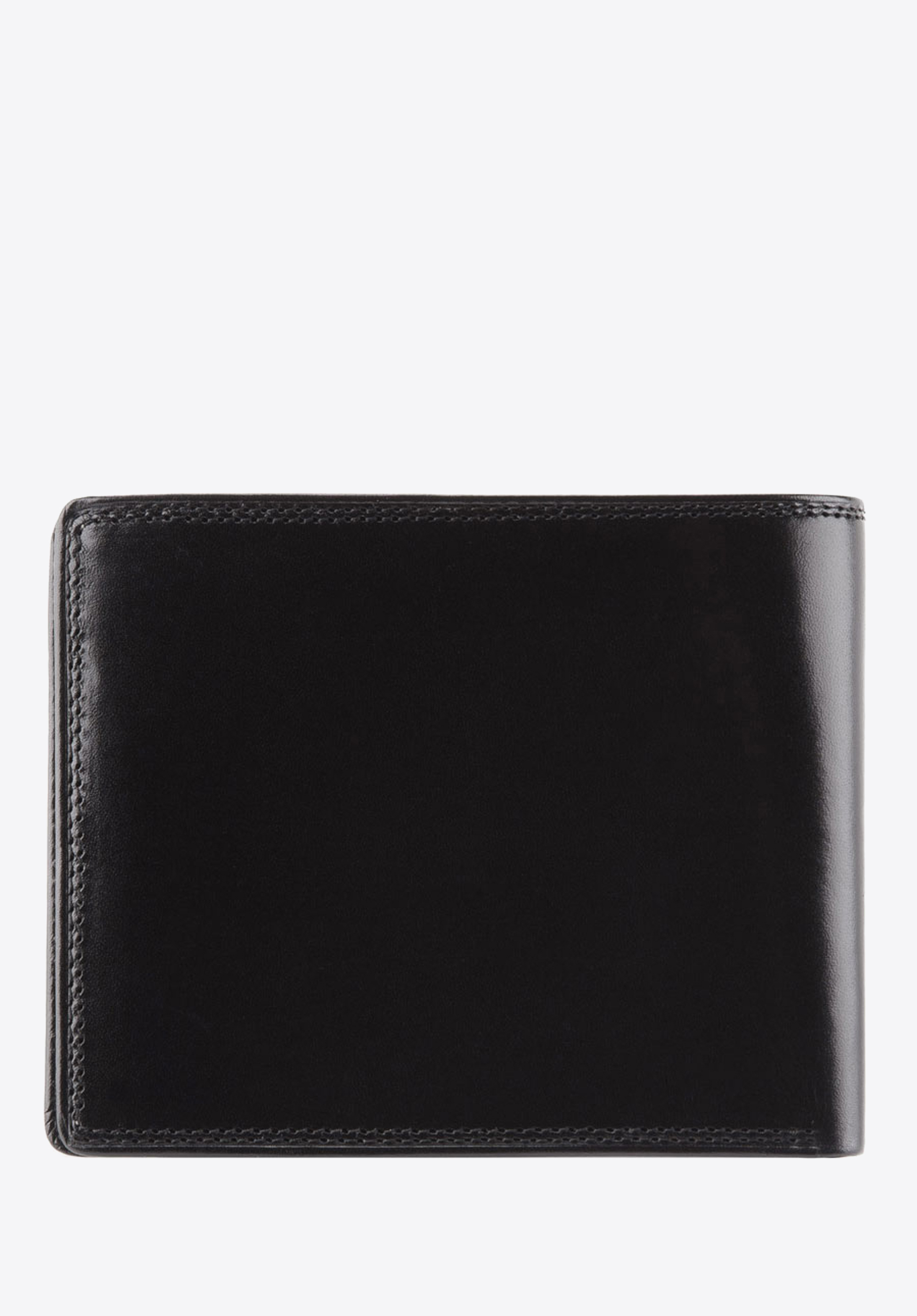 Męski portfel ze skóry z herbem bez zapięcia