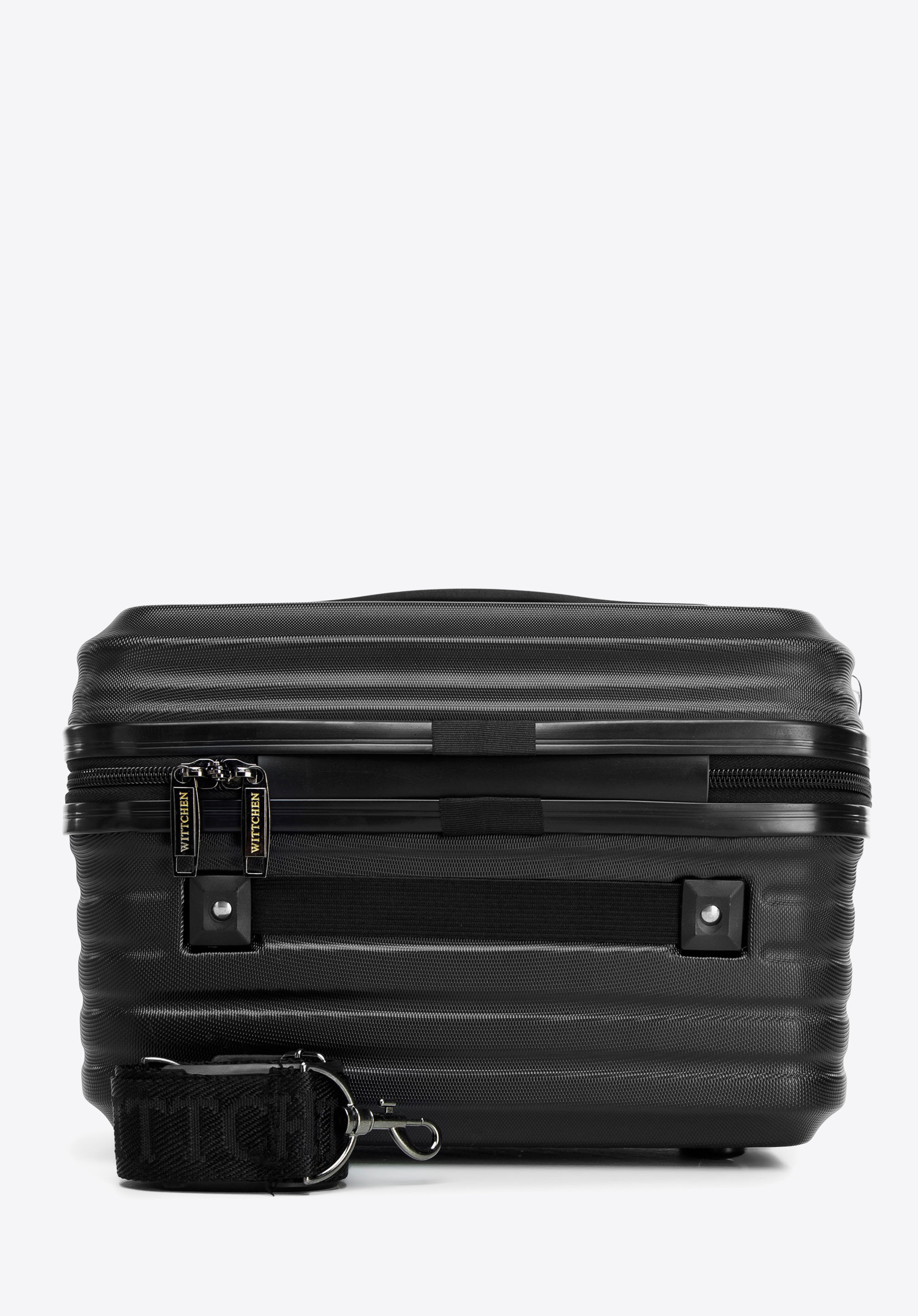 Walizka kabinowa z ABS-u w ukośne paski