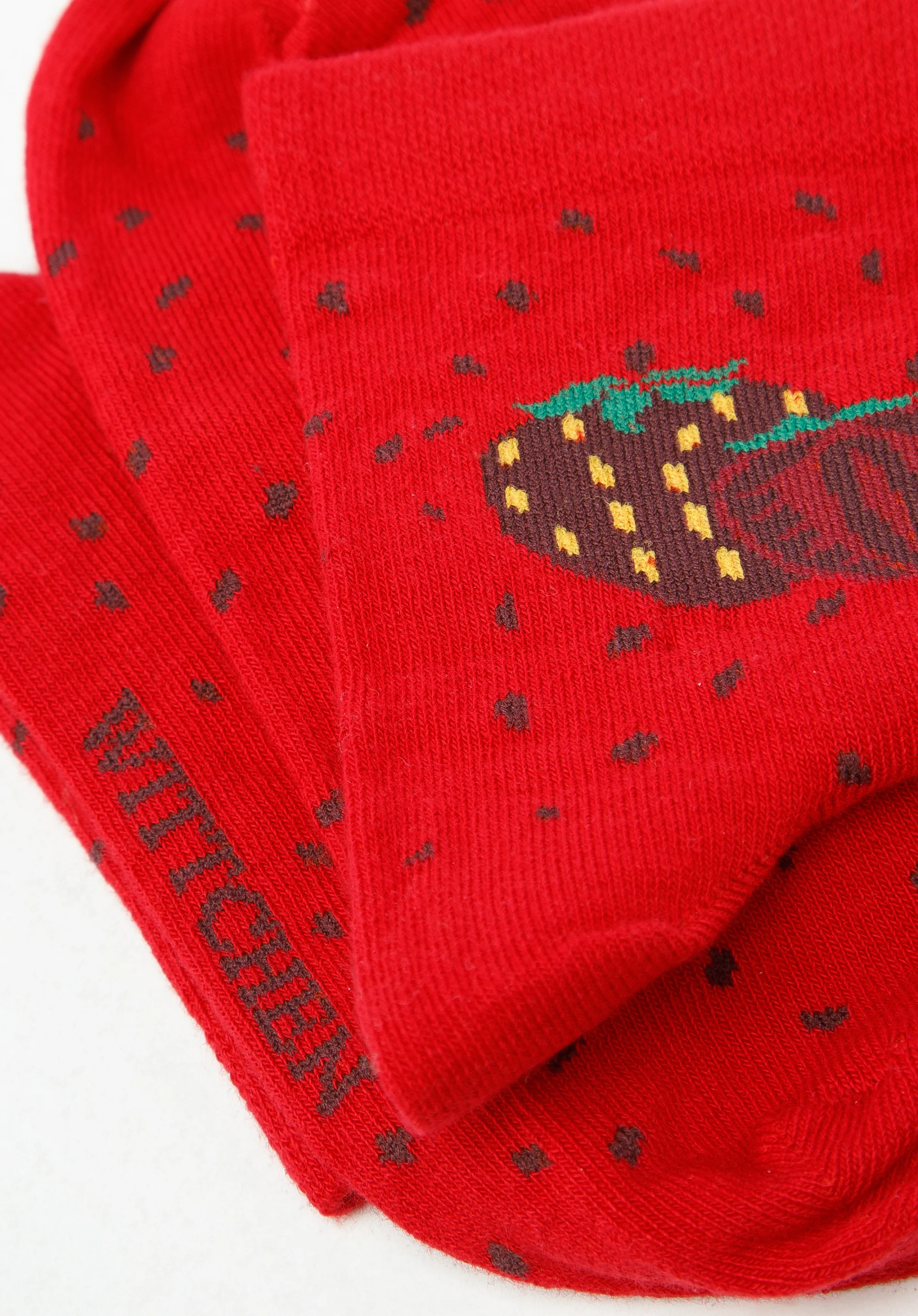 Damskie skarpetki w truskawkowy wzór