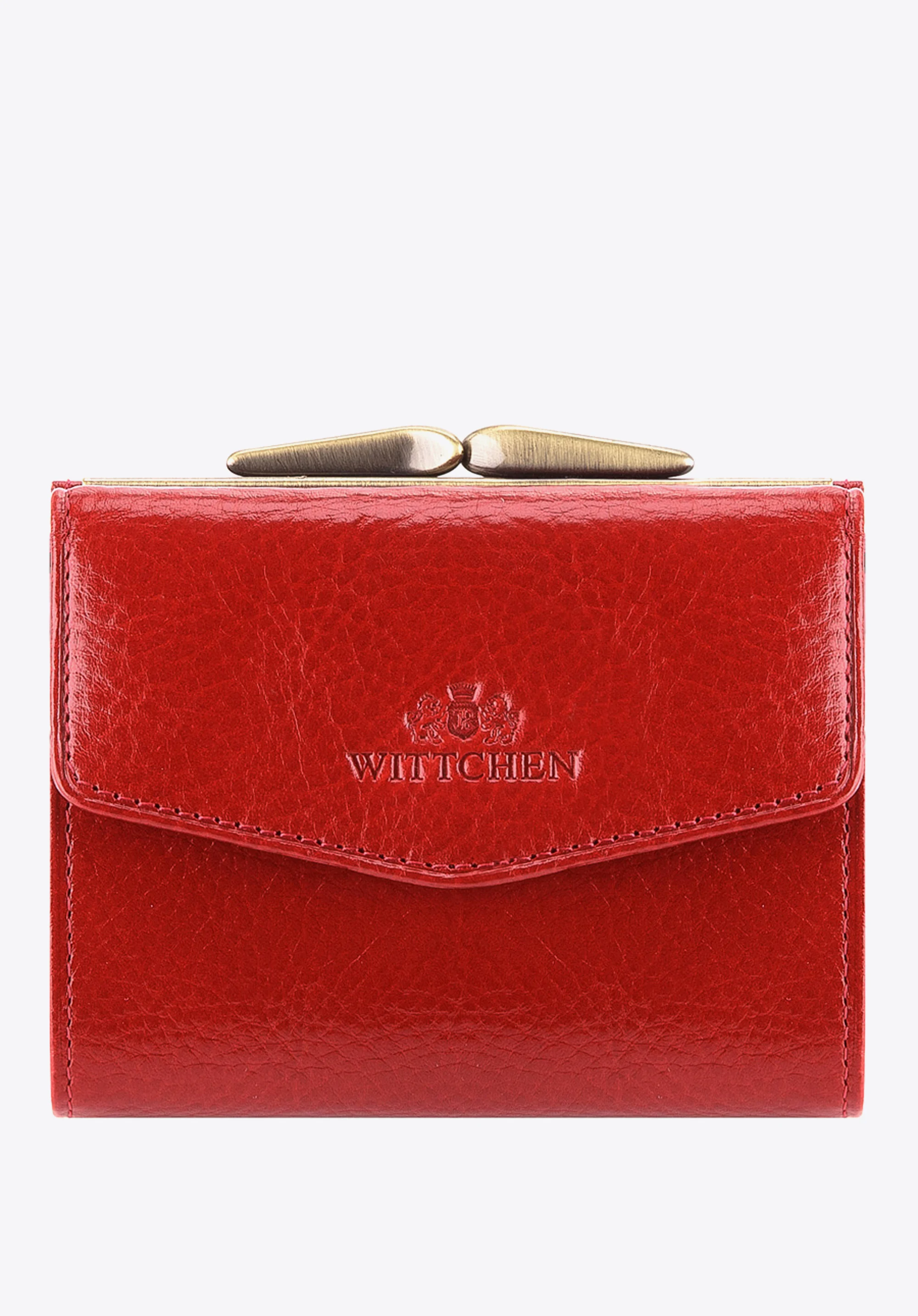 Damski portfel skórzany na bigiel mały