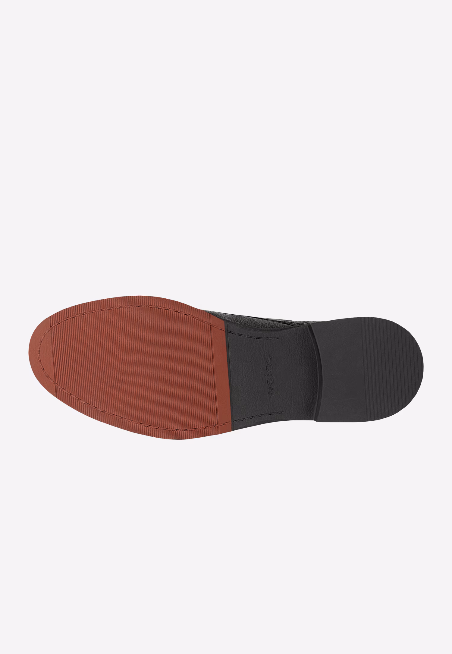 Eleganckie brązowe półbuty męskie ze skóry licowej