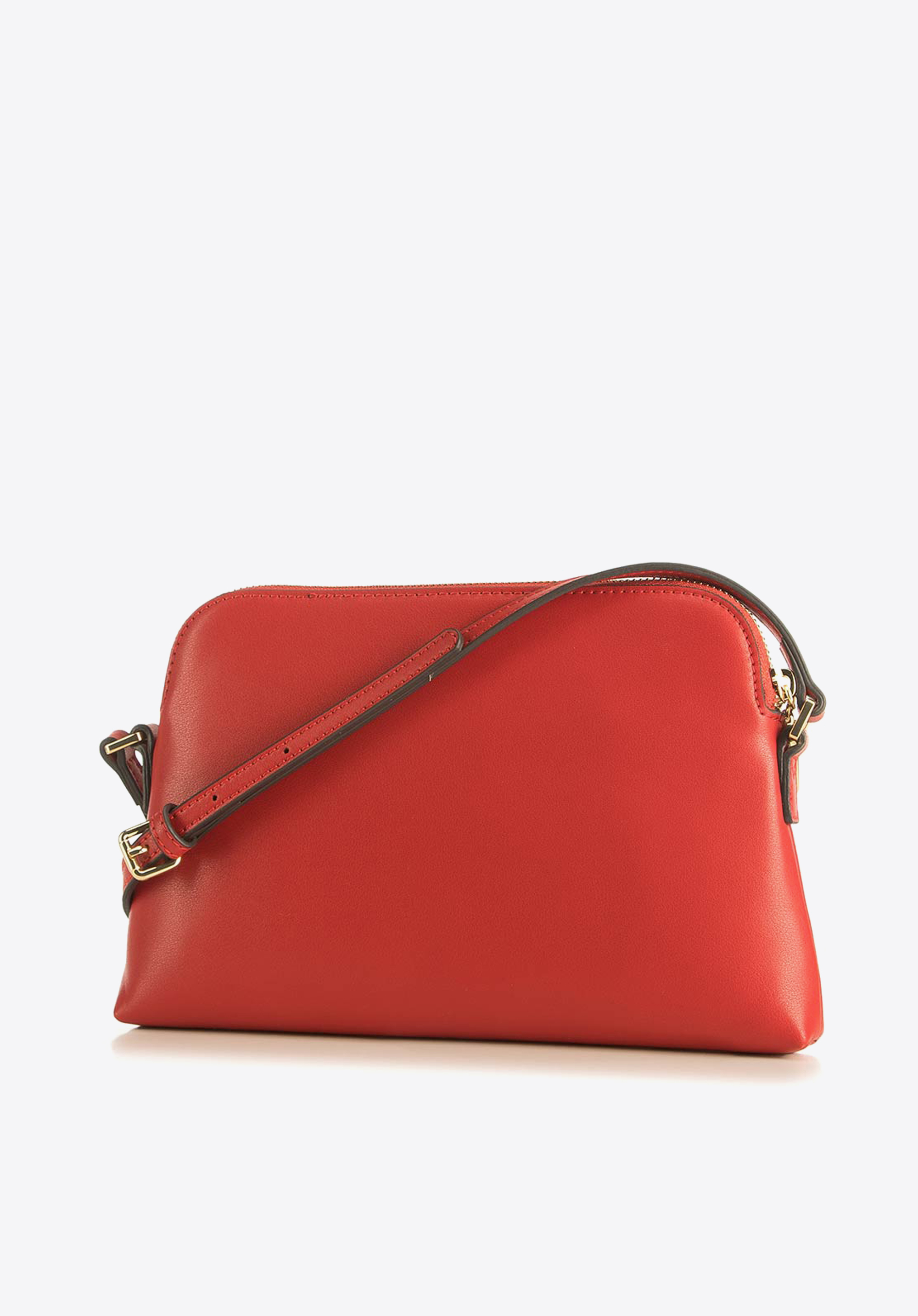 Damska listonoszka skórzana trapezowa