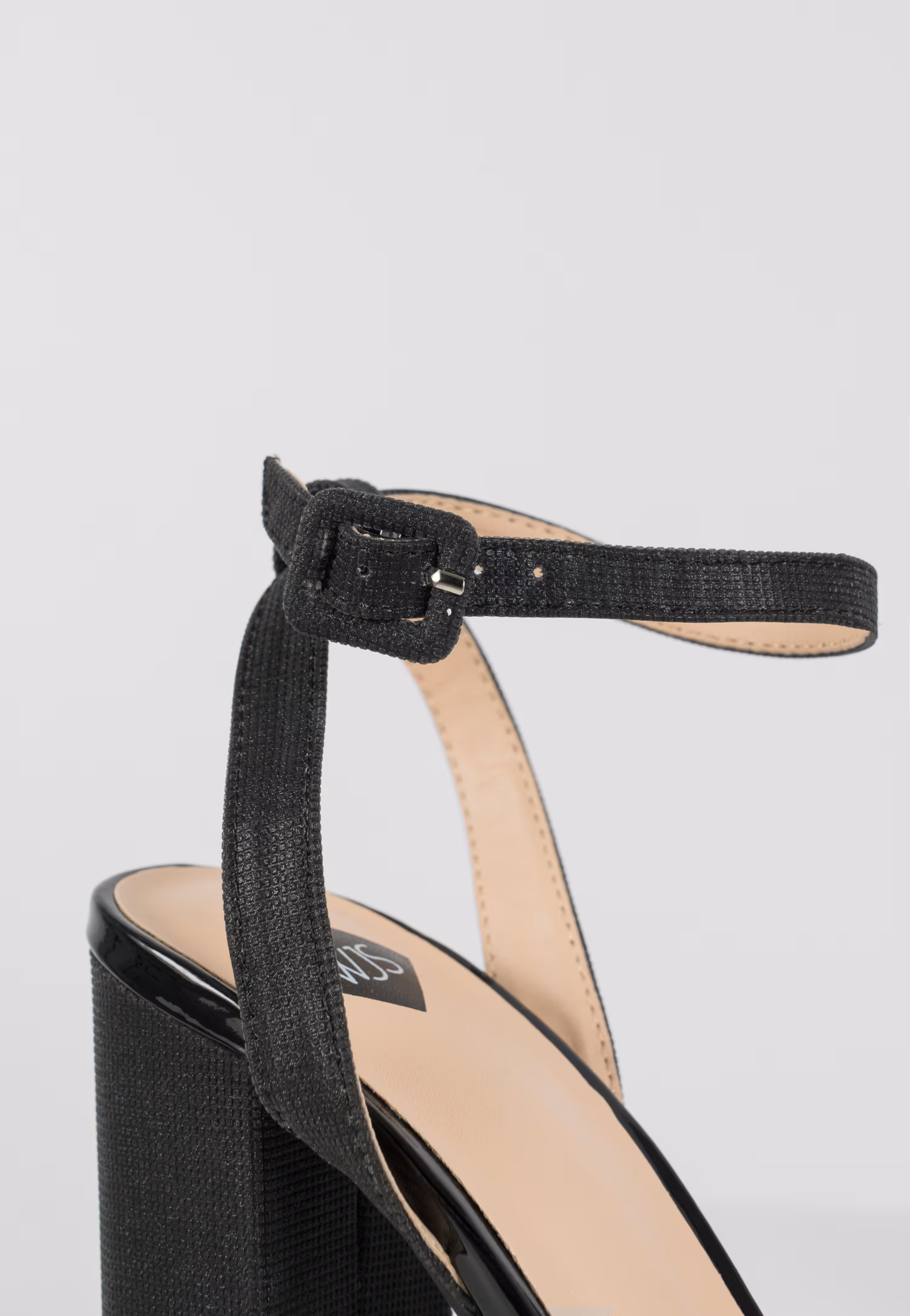 WJS zjawiskowe różowe sandały damskie na słupku