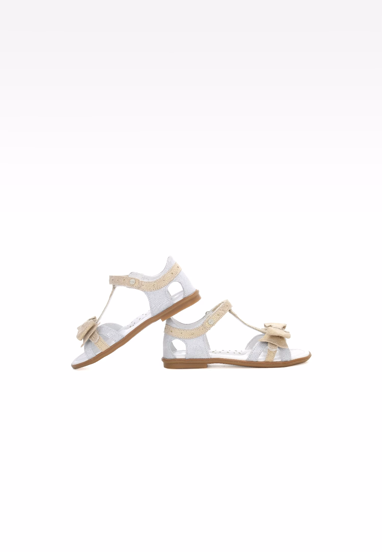 Sandały BARTEK W-56182/B87, dla dziewcząt, biały