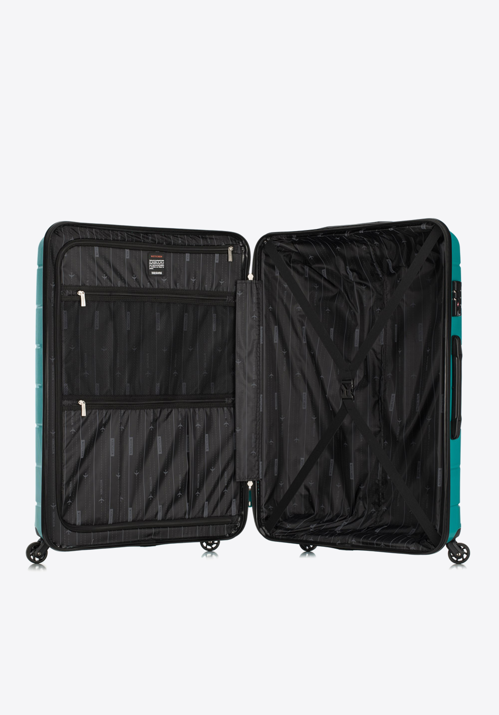 Walizka kabinowa z polipropylenu żłobiona