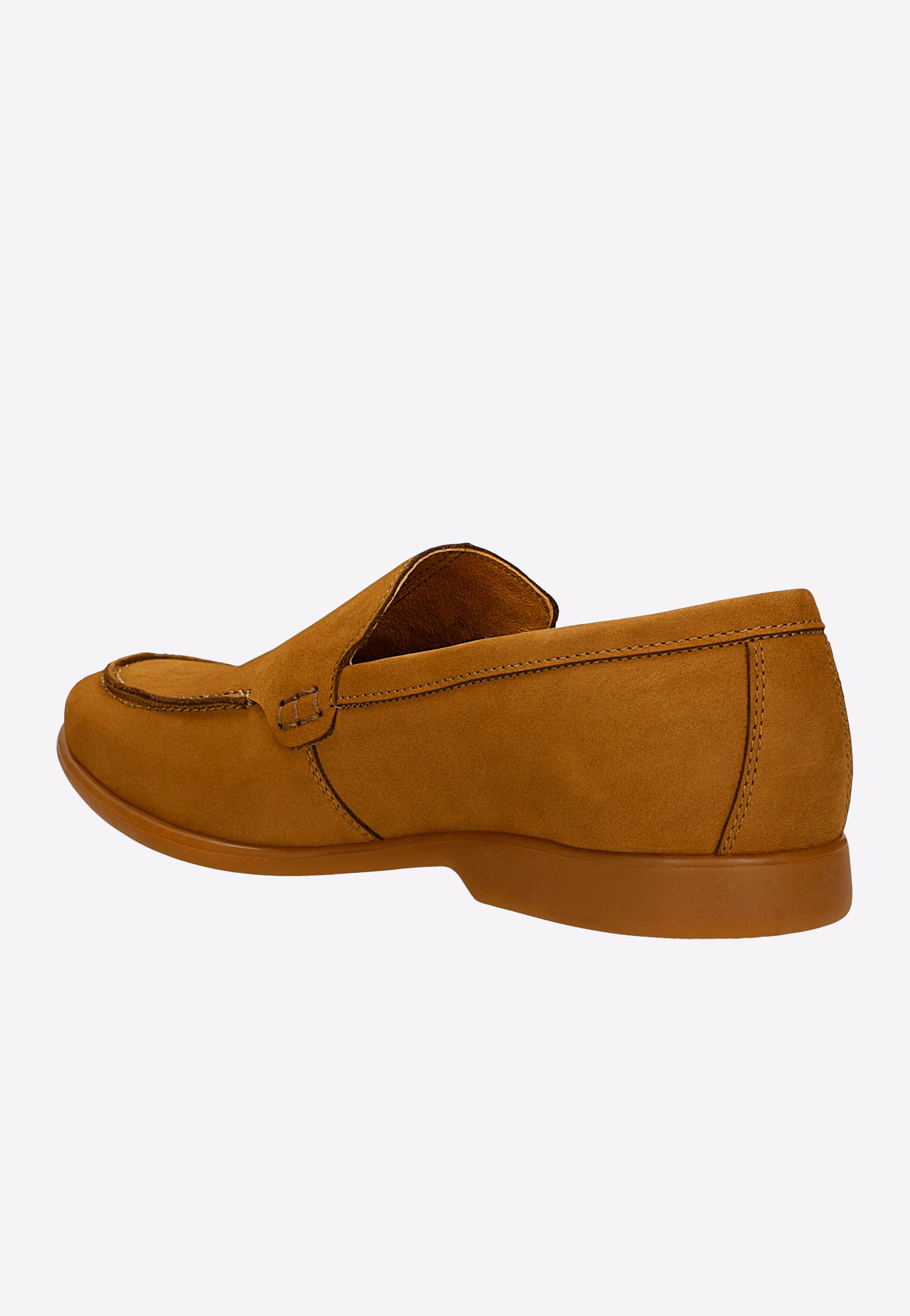 Jasnobrązowe loafersy męskie