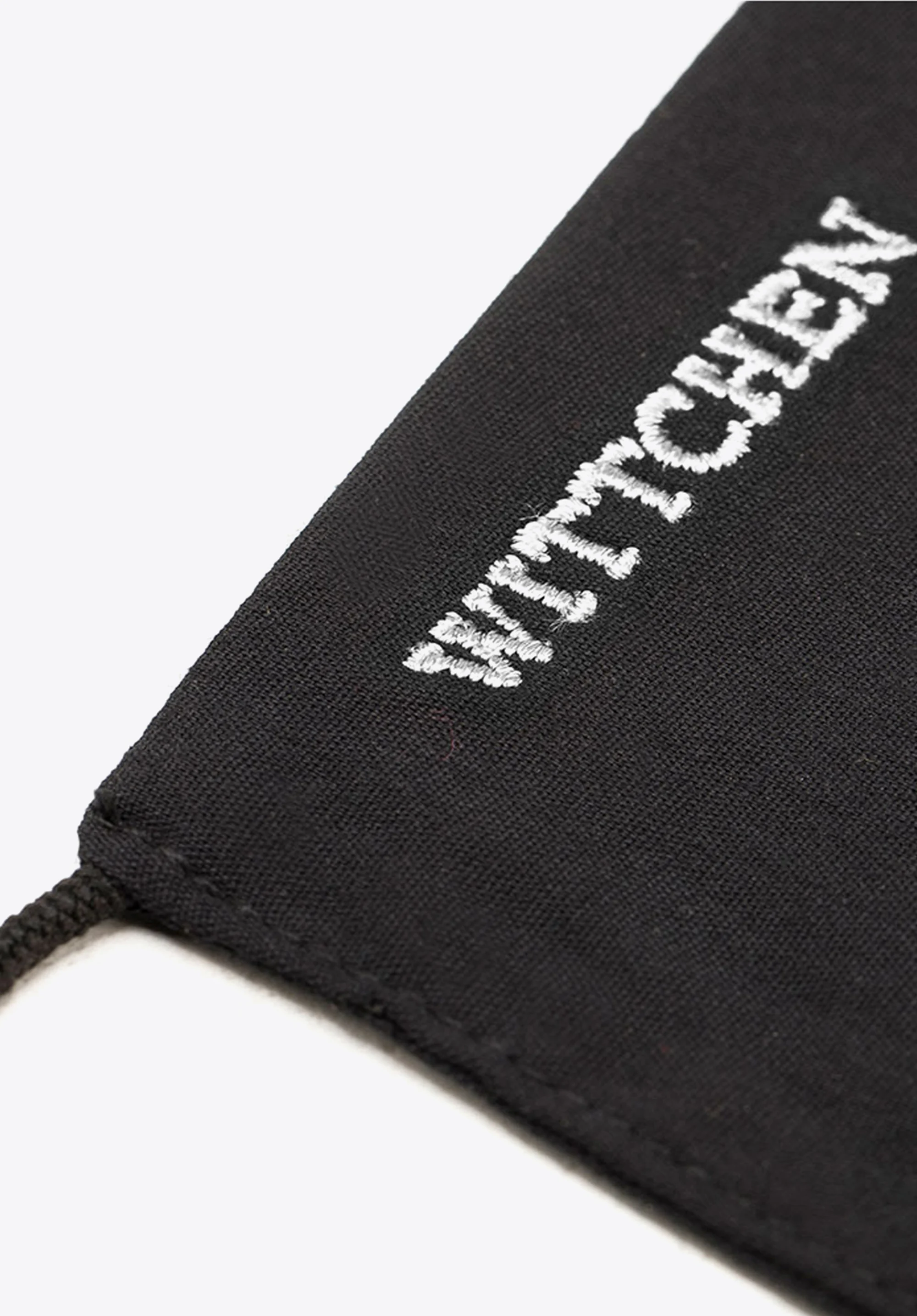 Maseczka bawełniana profilowana z białym logo