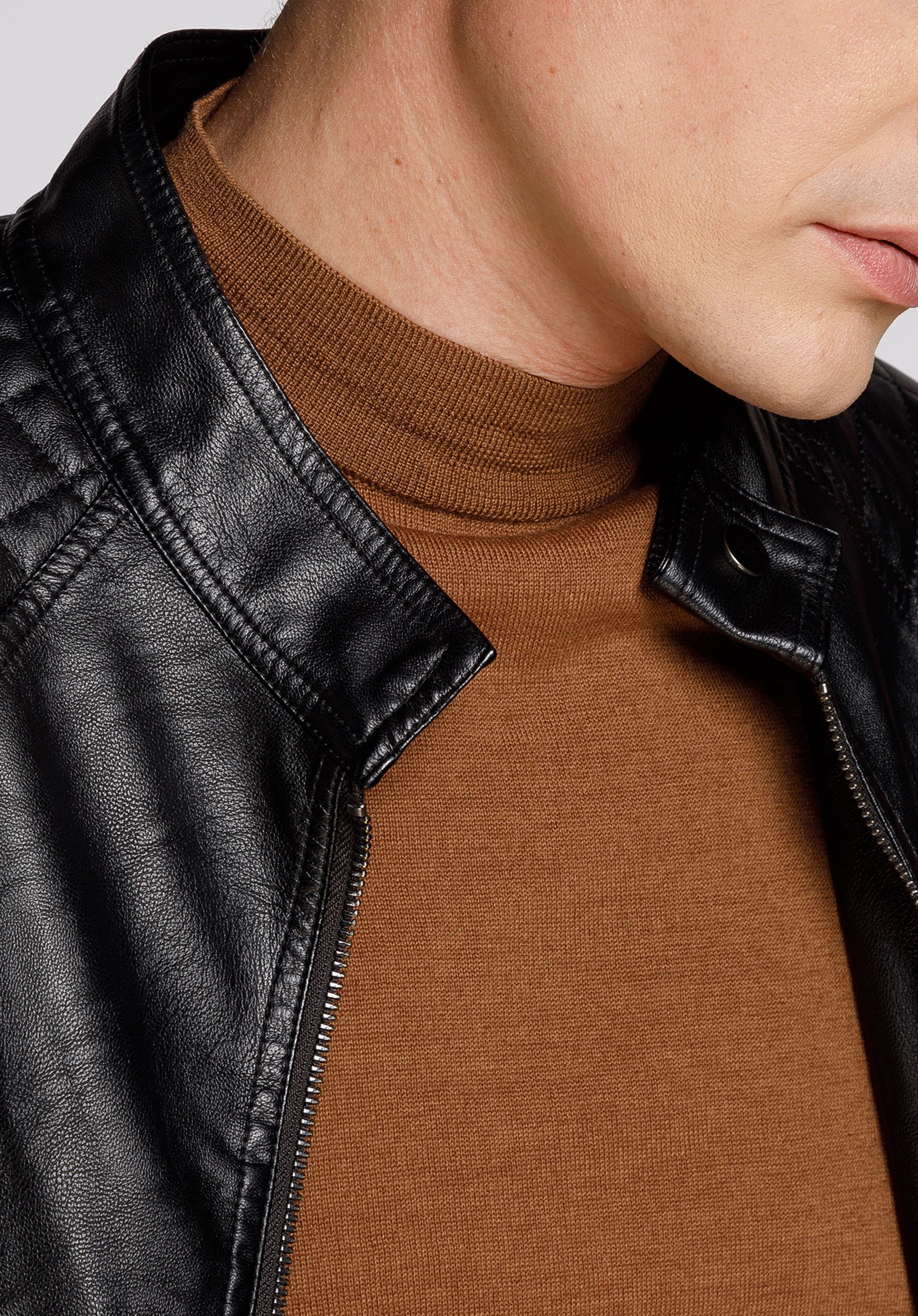 Męska kurtka oversize z pikowaniem