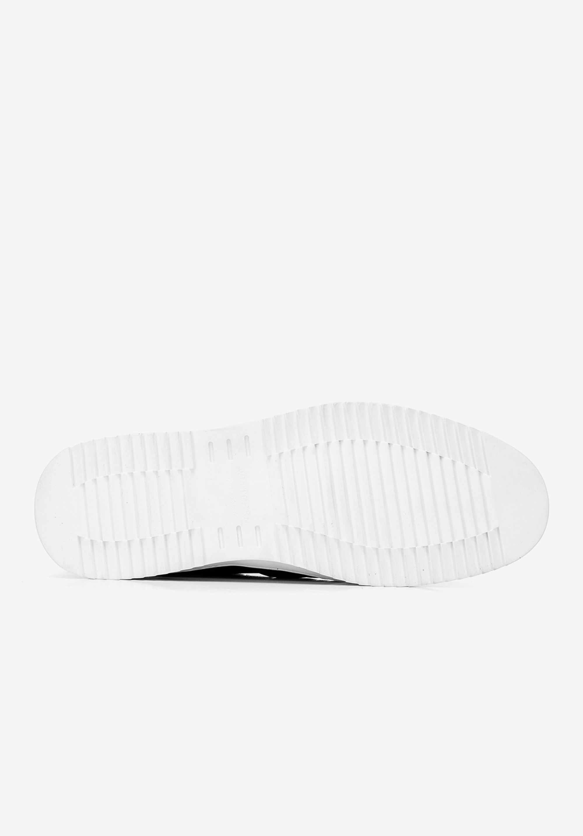 Męskie sneakersy skórzane na grubej podeszwie