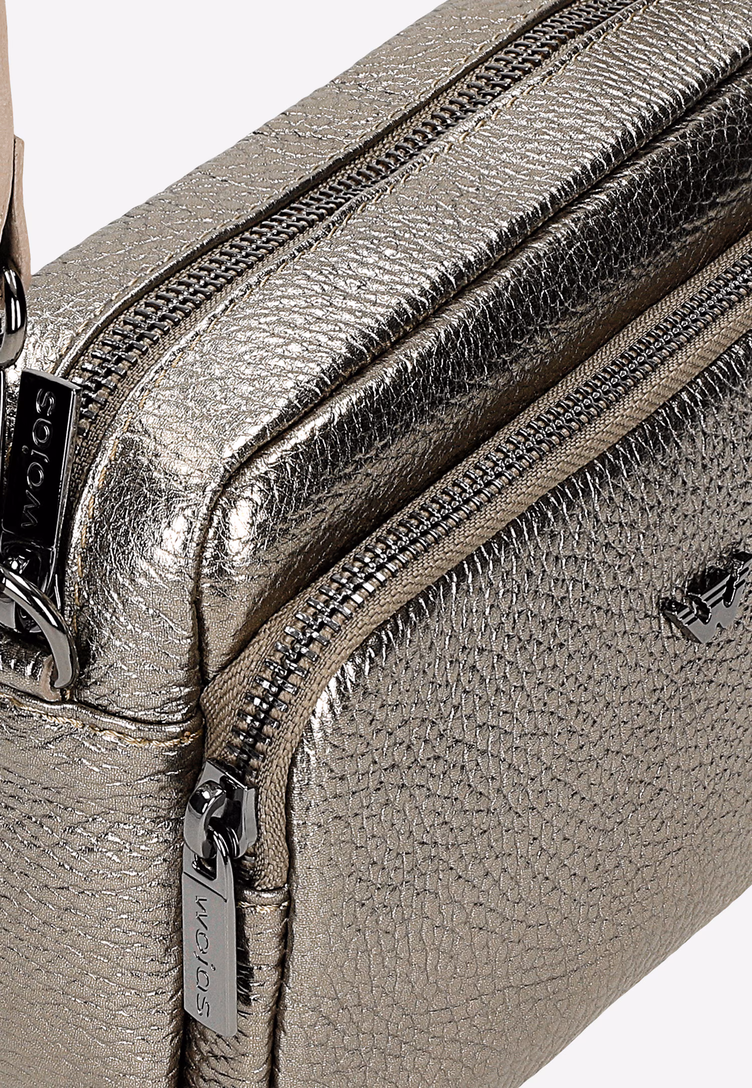 Mała złota torebka damska crossbody