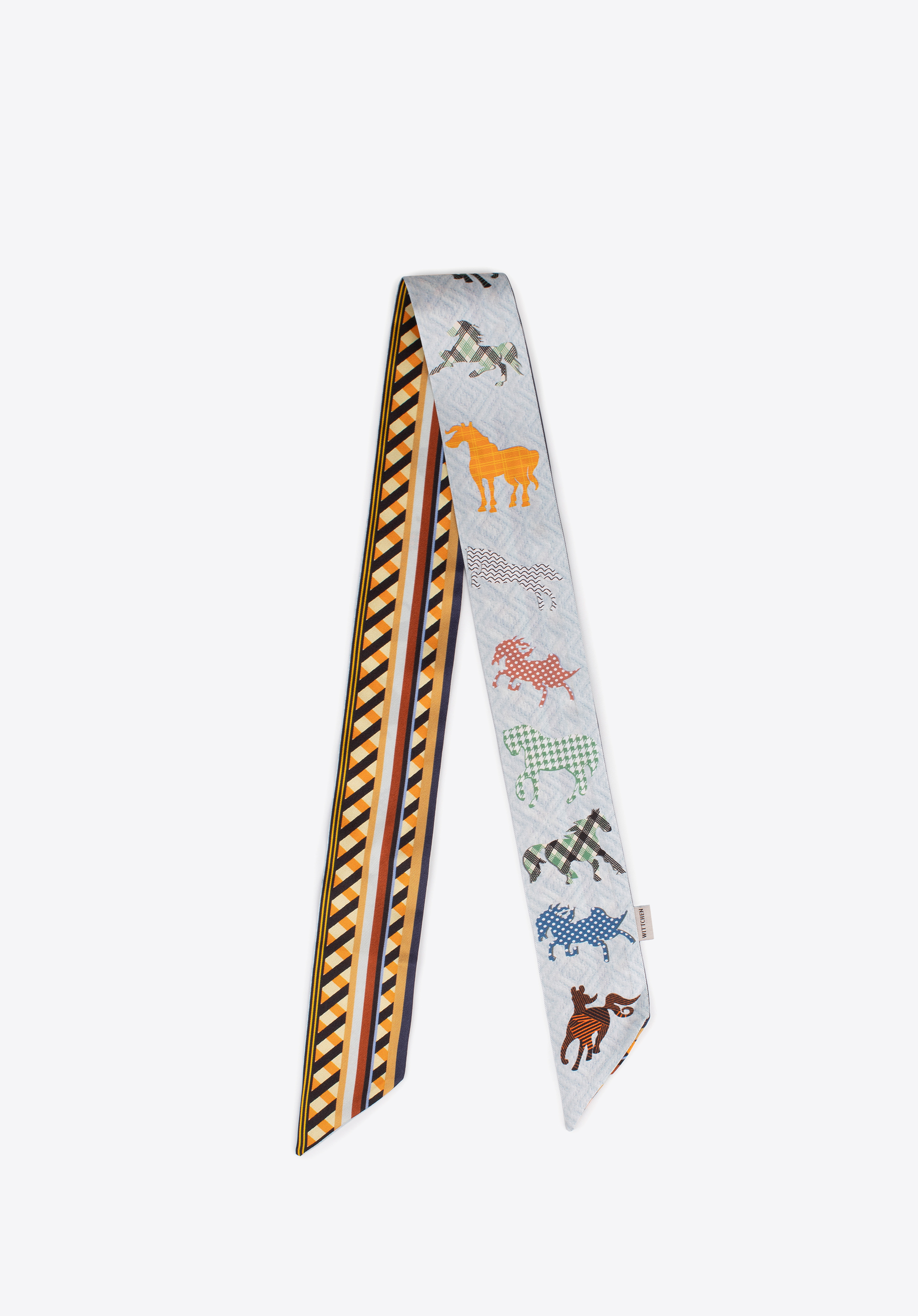 Damska apaszka twilly z jedwabiu