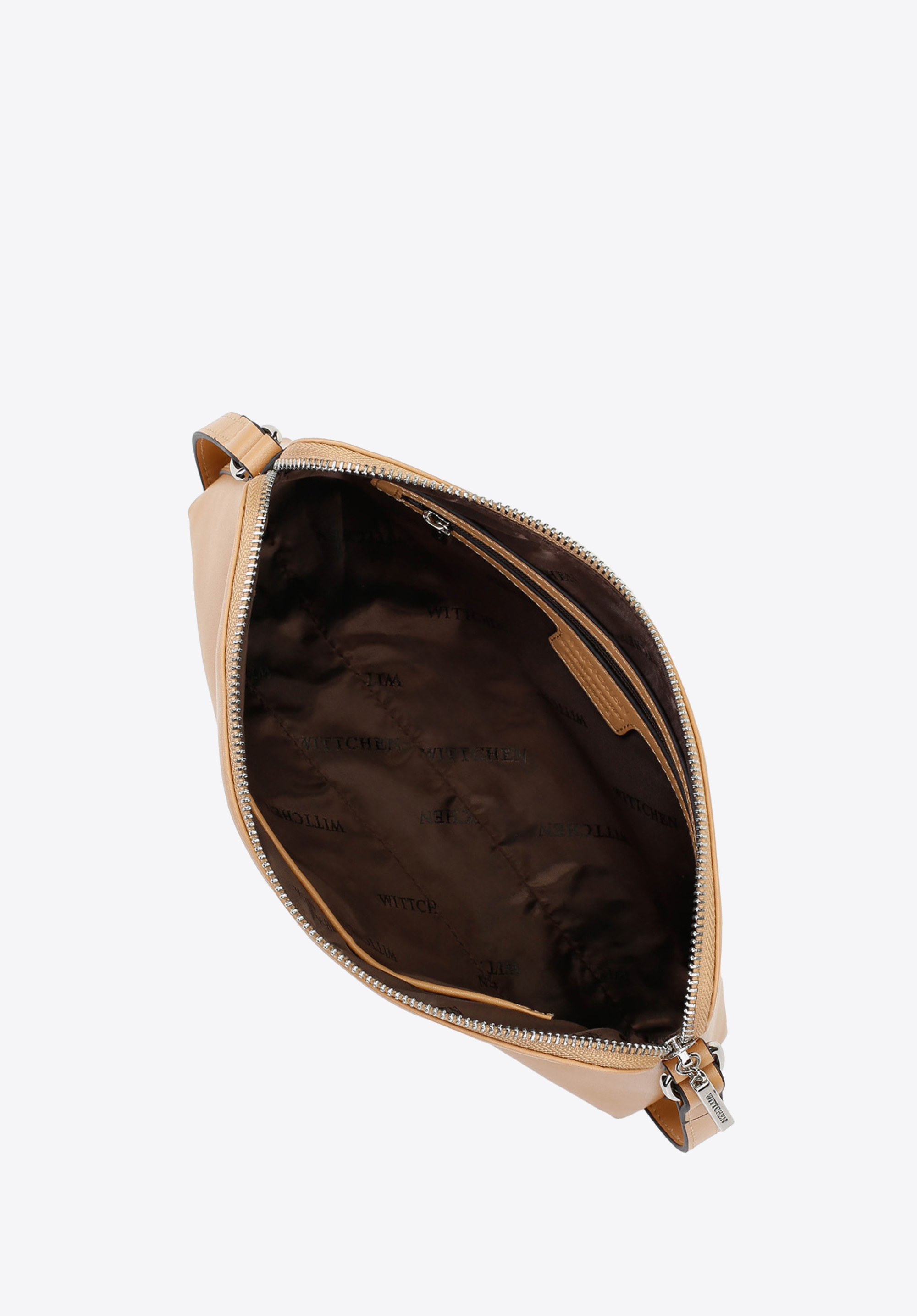 Damska listonoszka ze skóry metaliczna