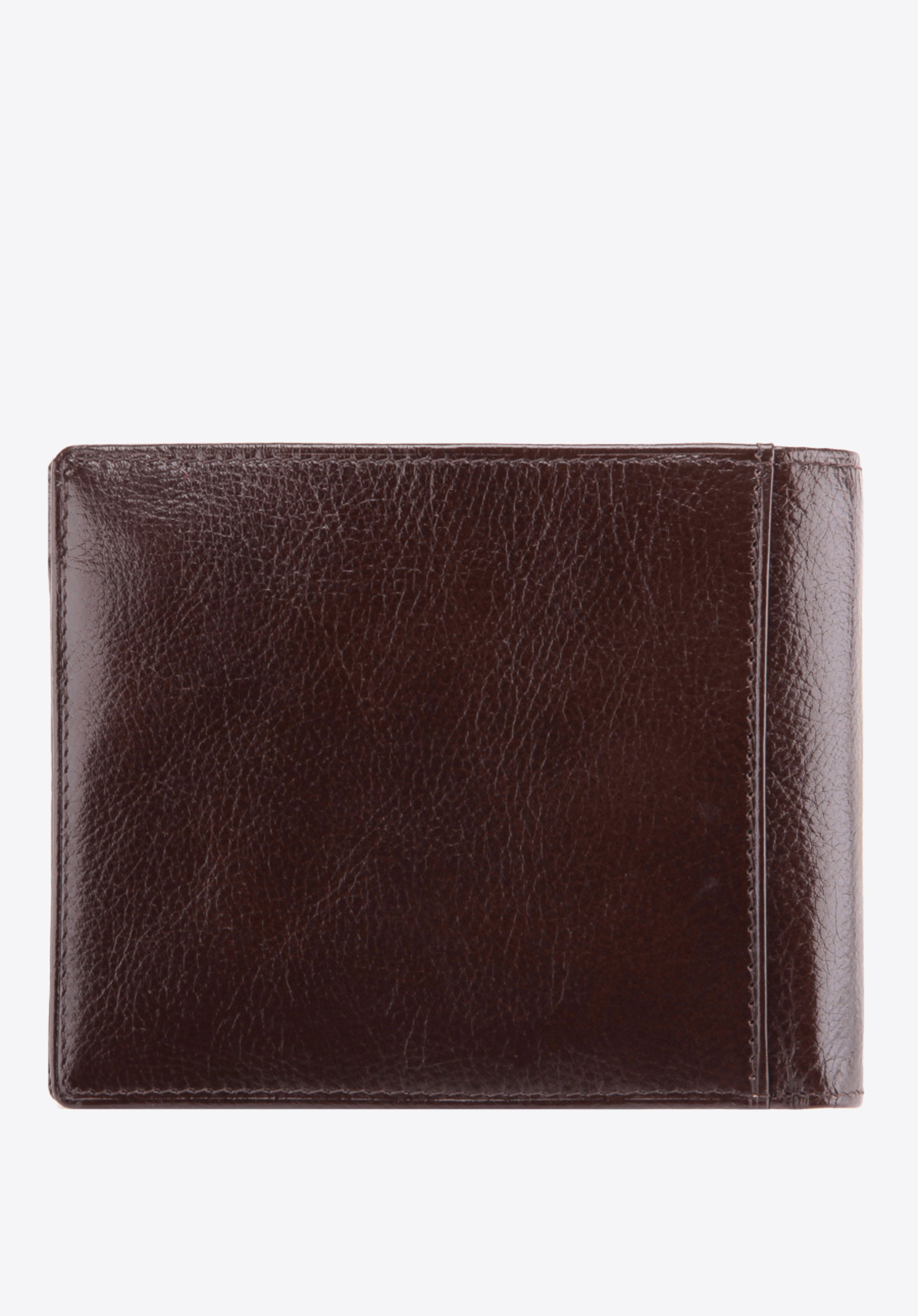 Męski portfel ze skóry z rozkładanym panelem