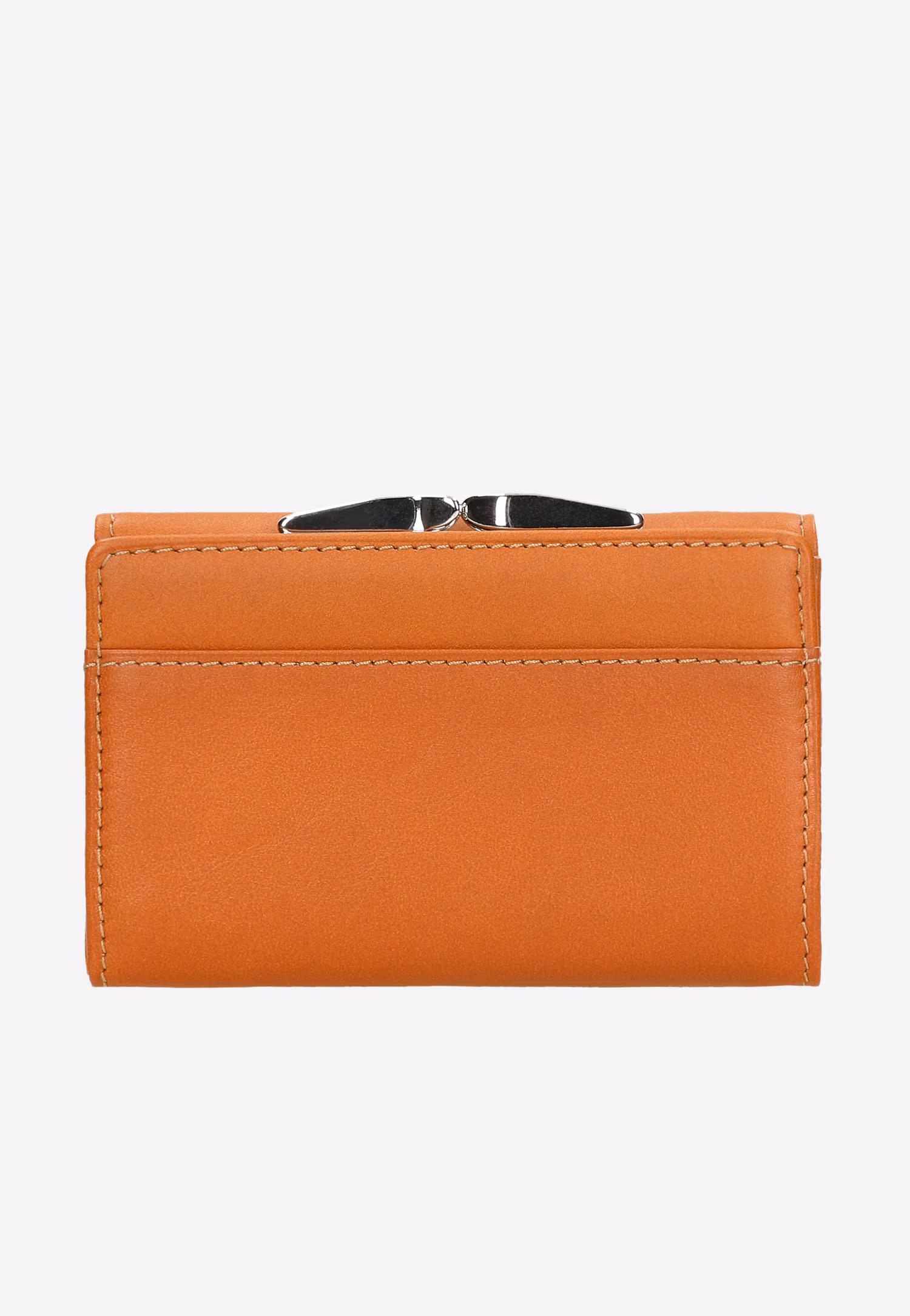 Brązowy mały portfel z ochroną RFID