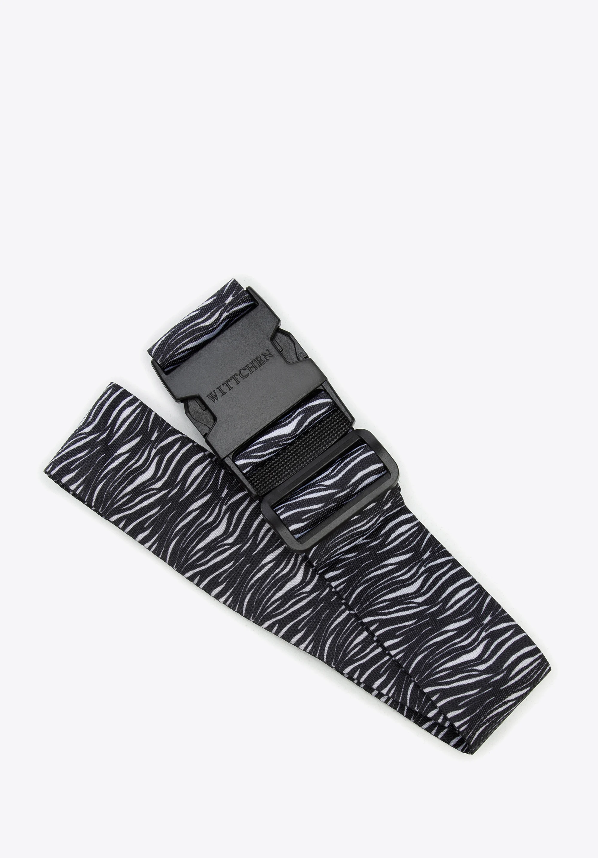 Pas zabezpieczający bagaż w zwierzęcy wzór