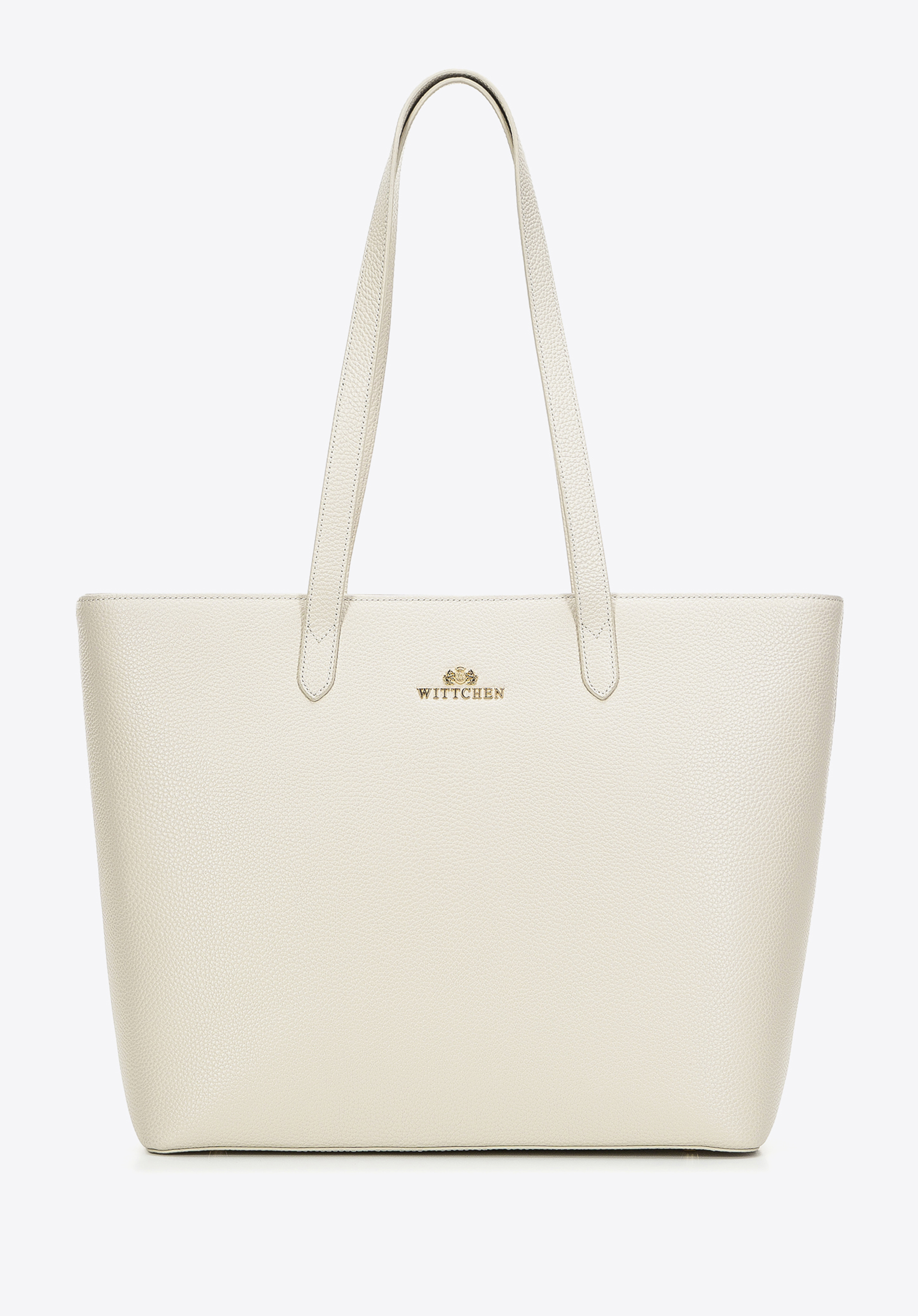 Torebka shopperka skórzana prosta