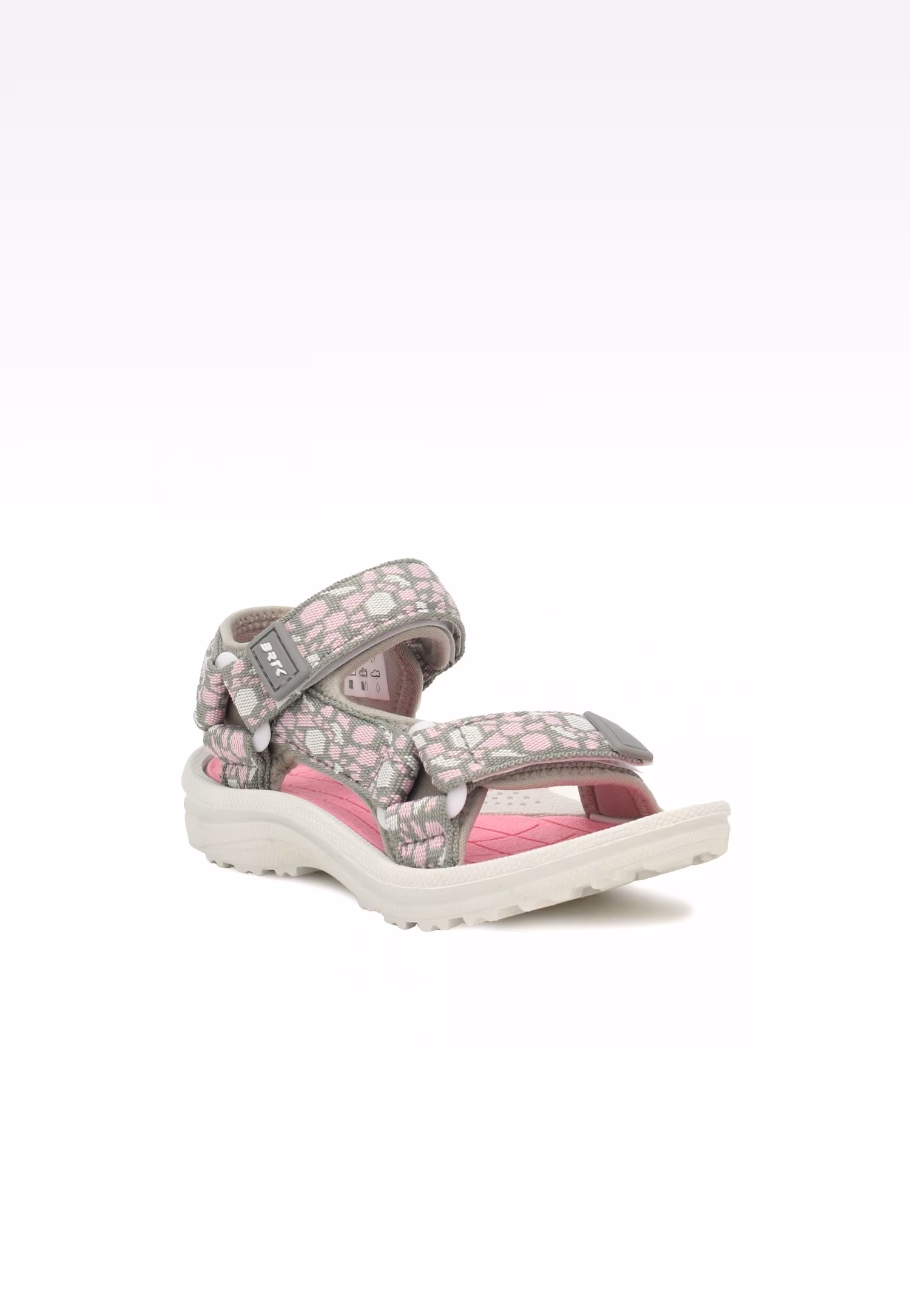 Sandały BARTEK 16058001, dla dziewcząt, czarno-szary