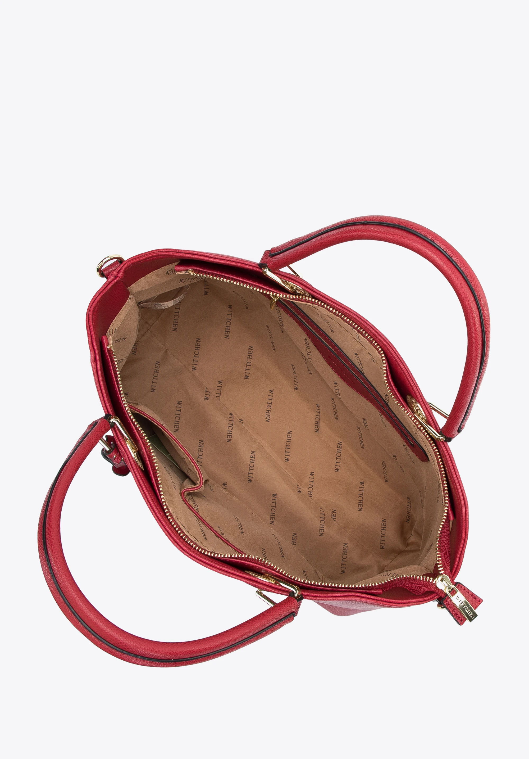 Torebka kuferek z ekoskóry zaokrąglona