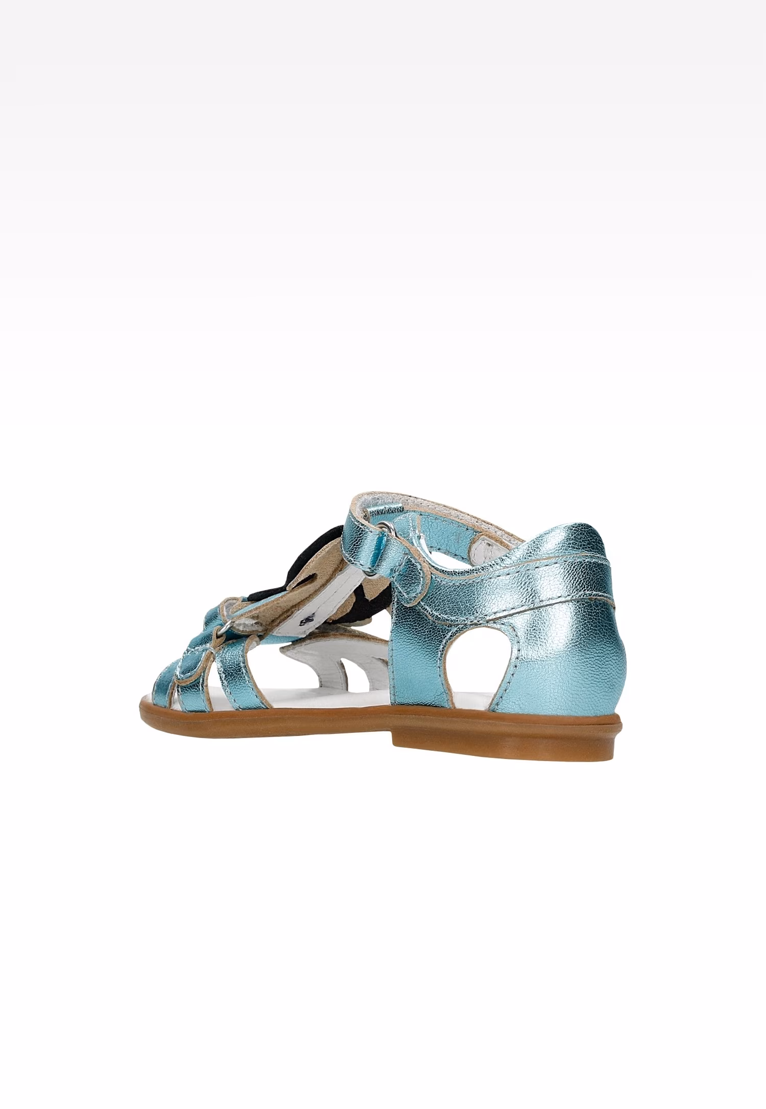 Sandały BARTEK 16182038  II, dla dziewcząt, niebieski