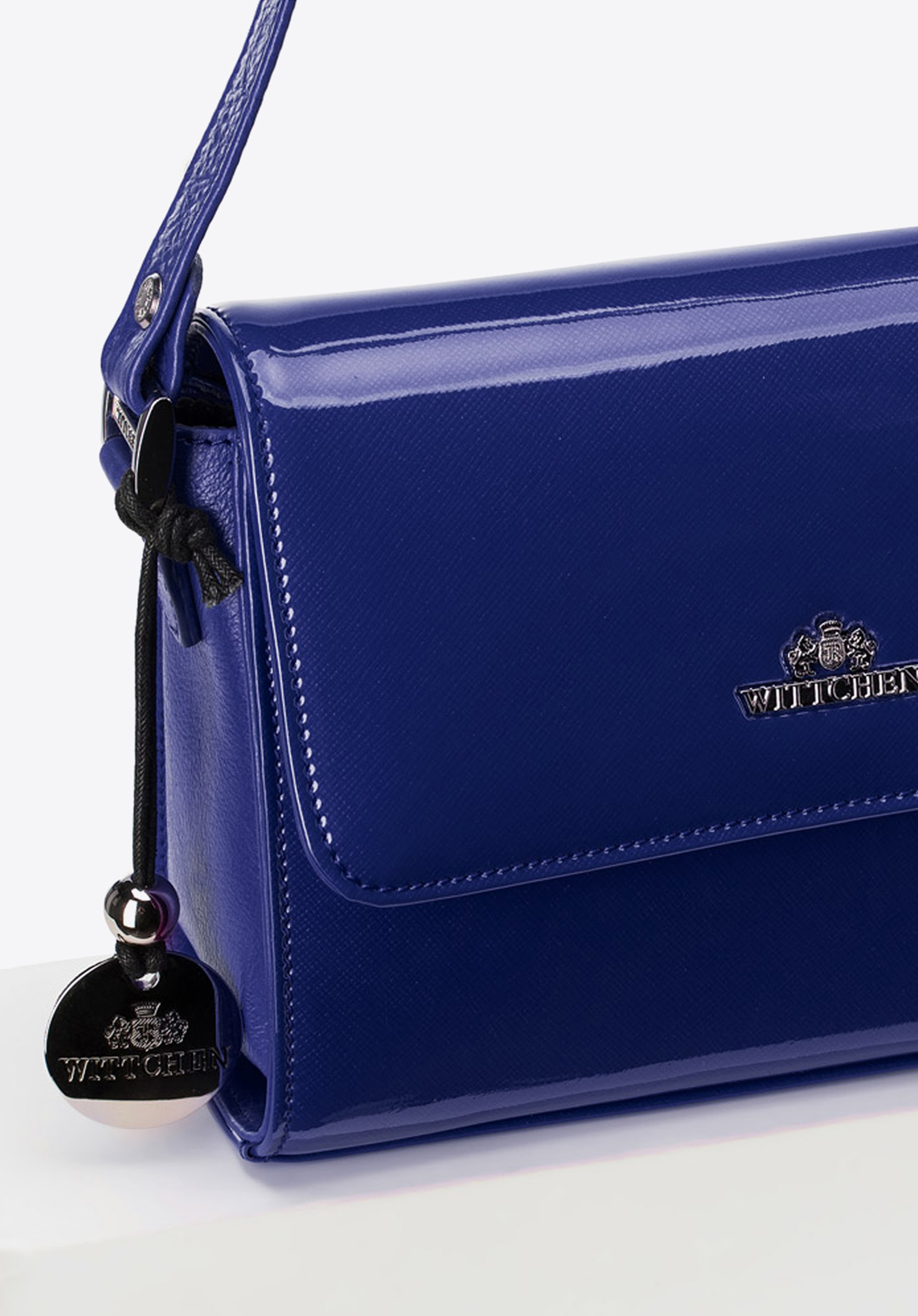 Damska listonoszka skórzana lakierowana