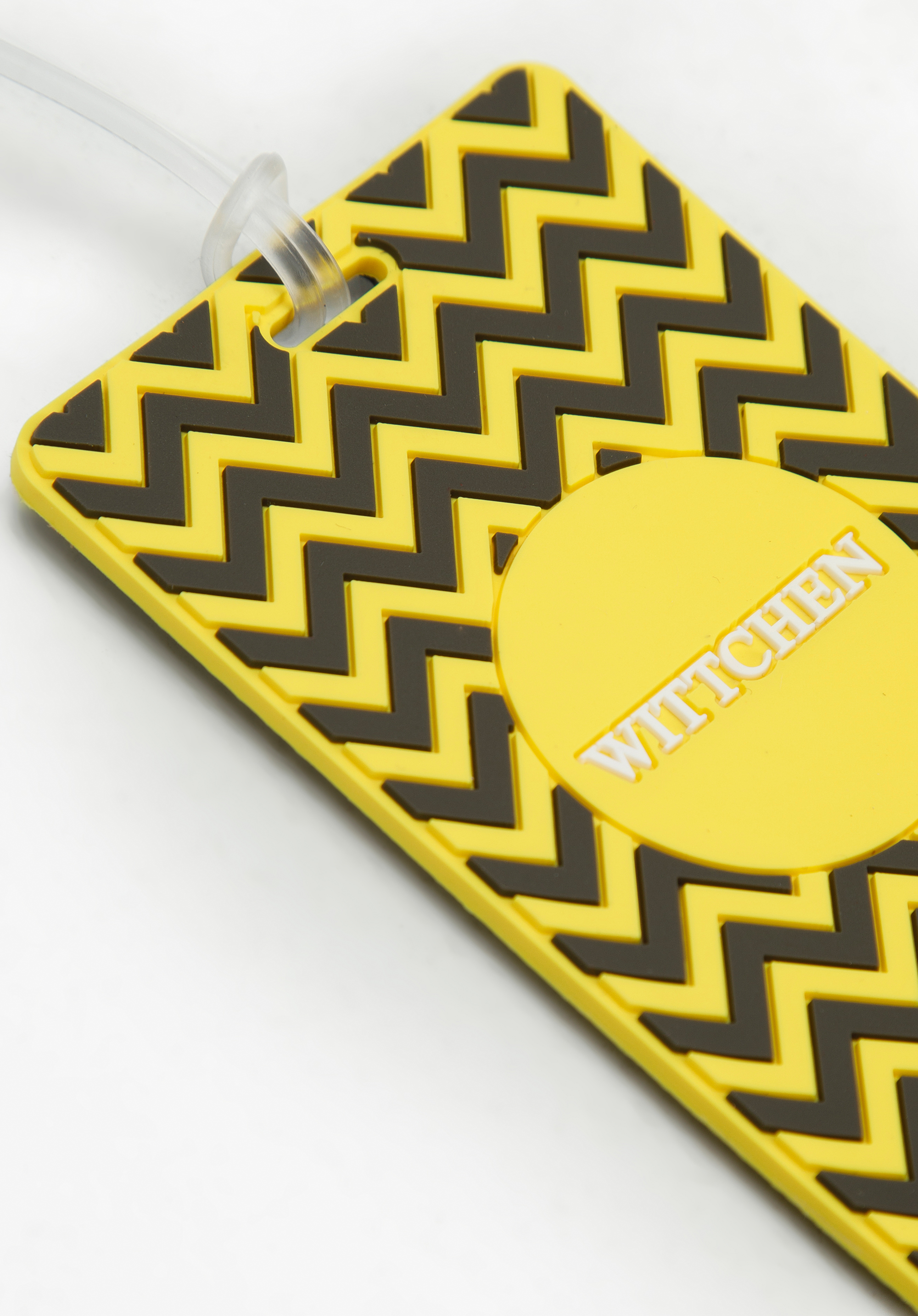 Identyfikator do bagażu w geometryczny wzór