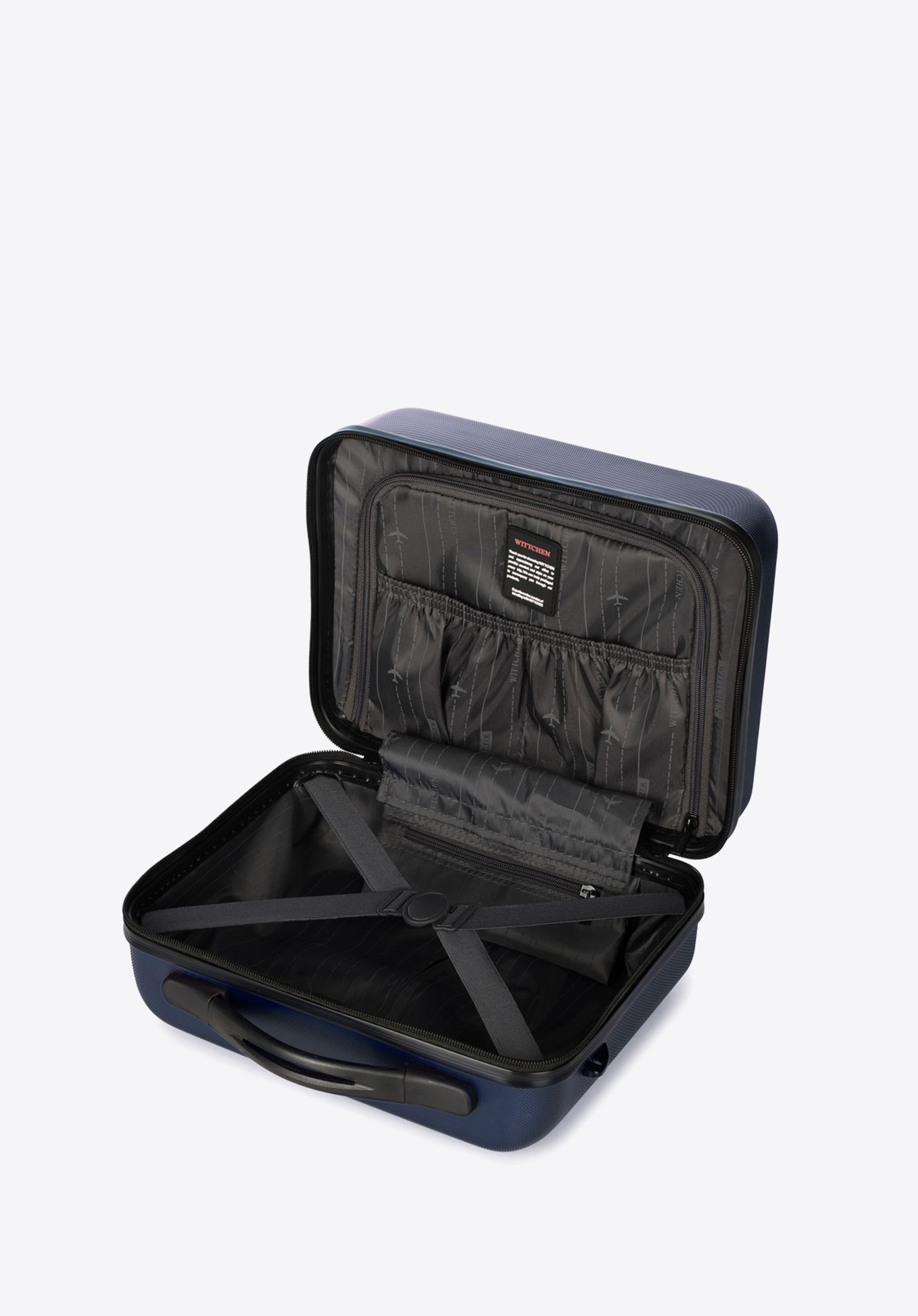 Walizka kabinowa z ABS-u żłobiona