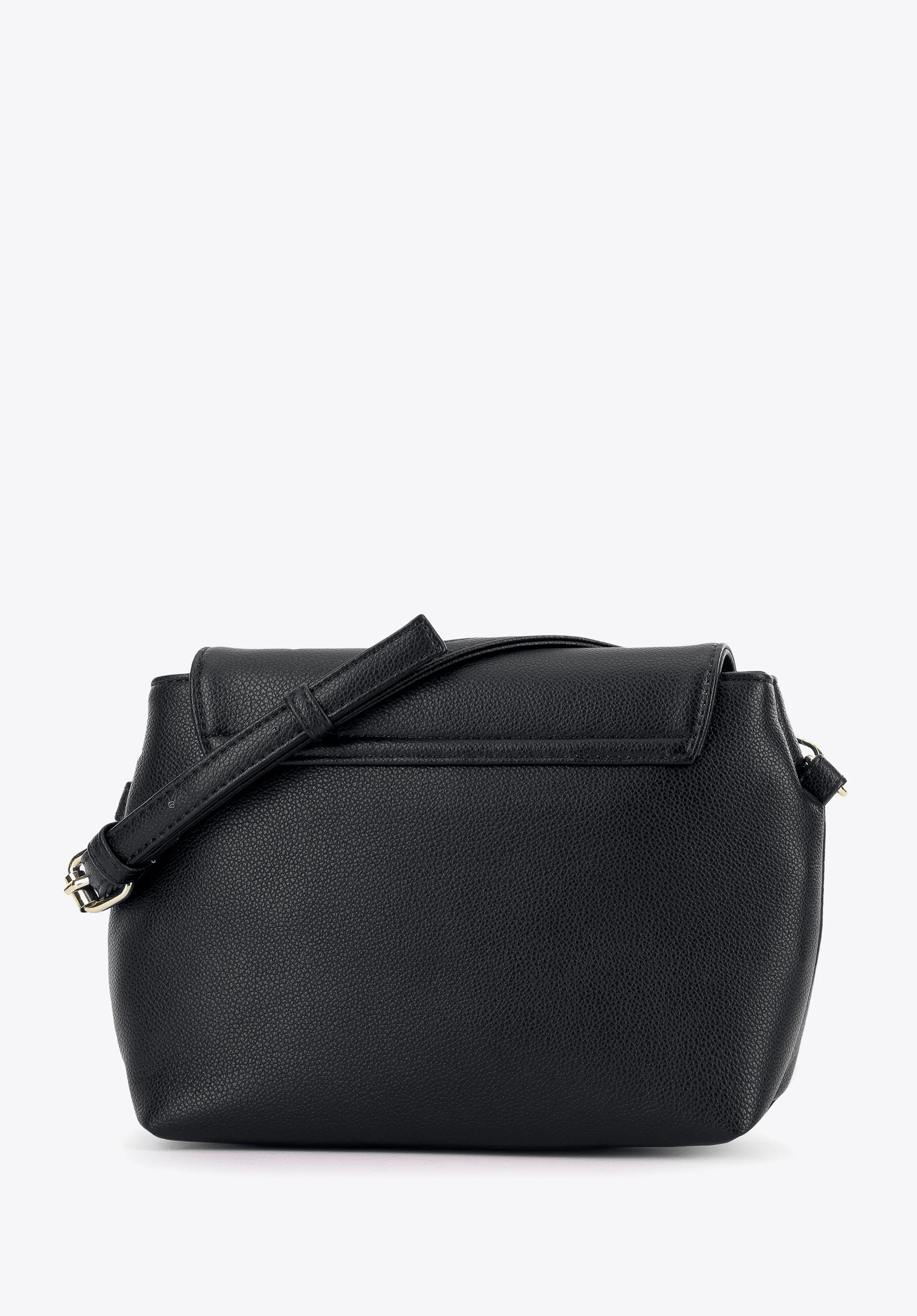 Damska listonoszka z ekoskóry marszczona