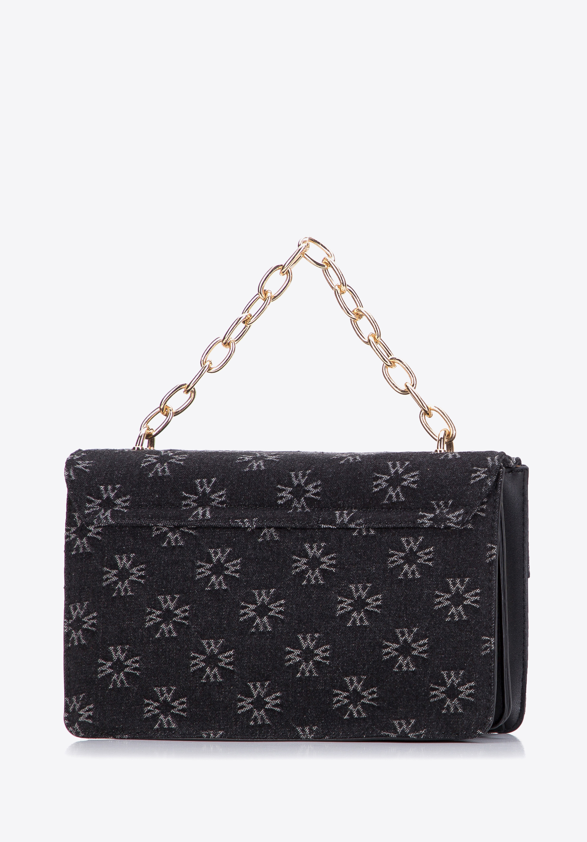 Damska listonoszka dżinsowa w monogram