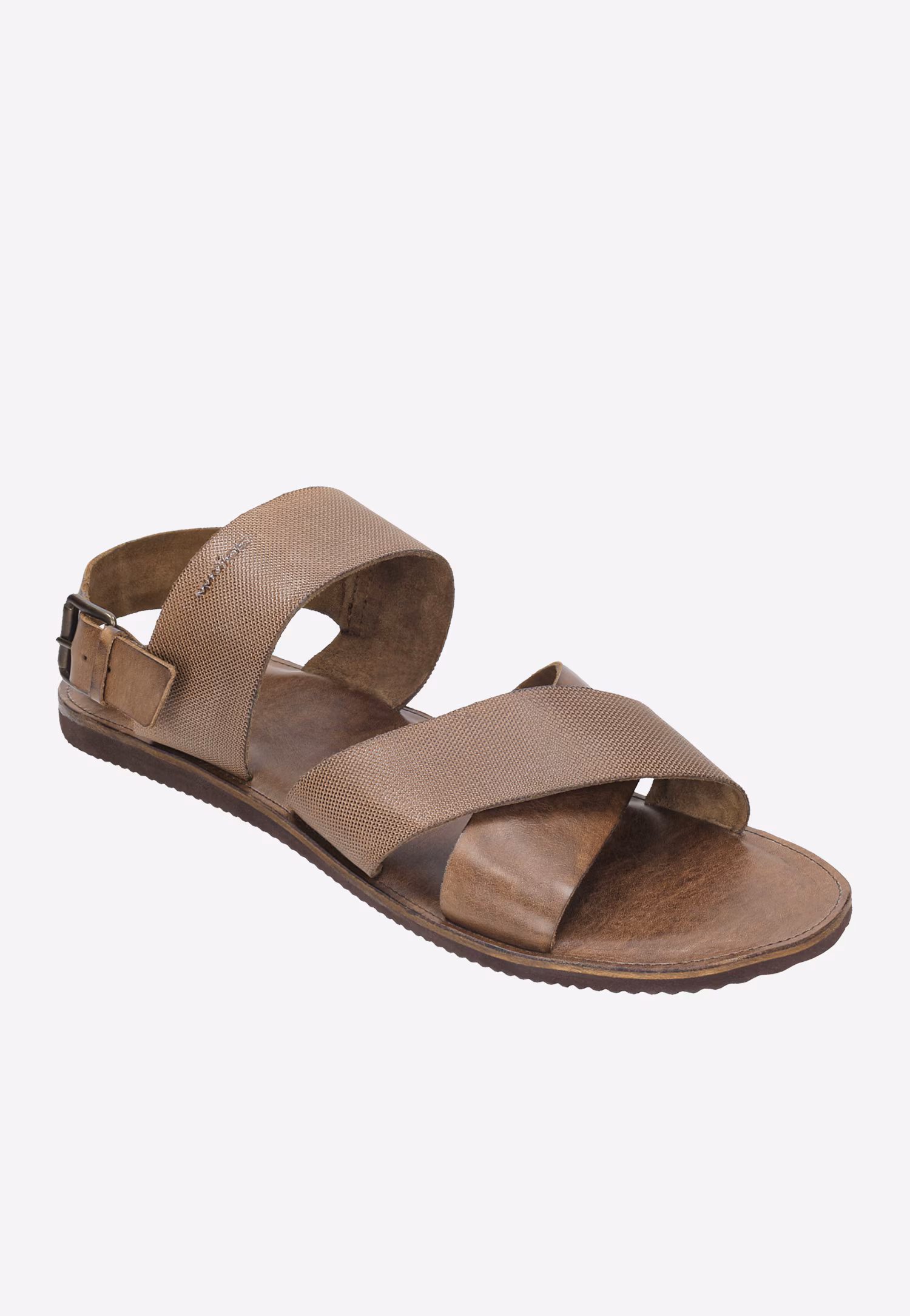 Czarne wygodne sandały męskie ze skóry naturalnej o różnych strukturach