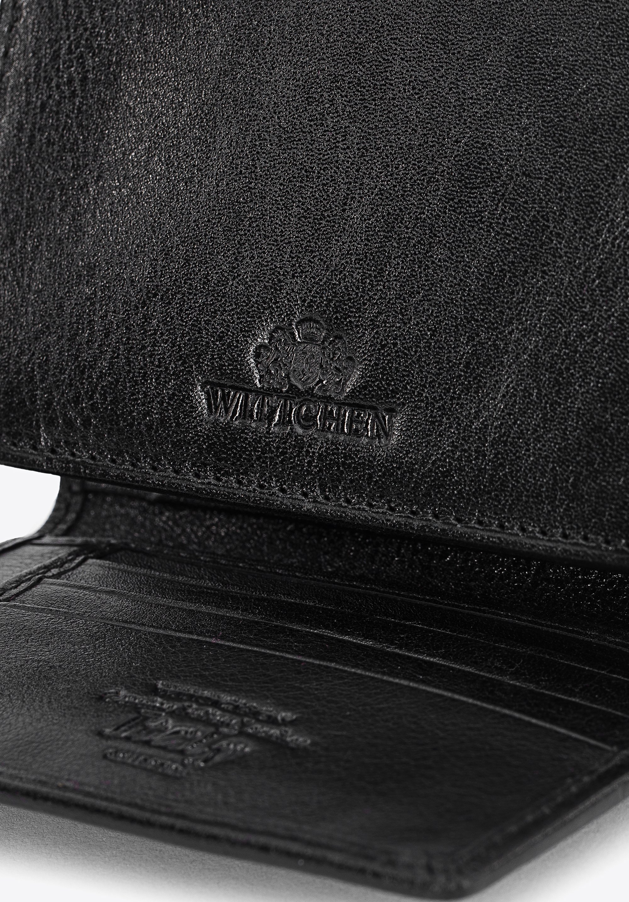 Damski portfel skórzany poziomy