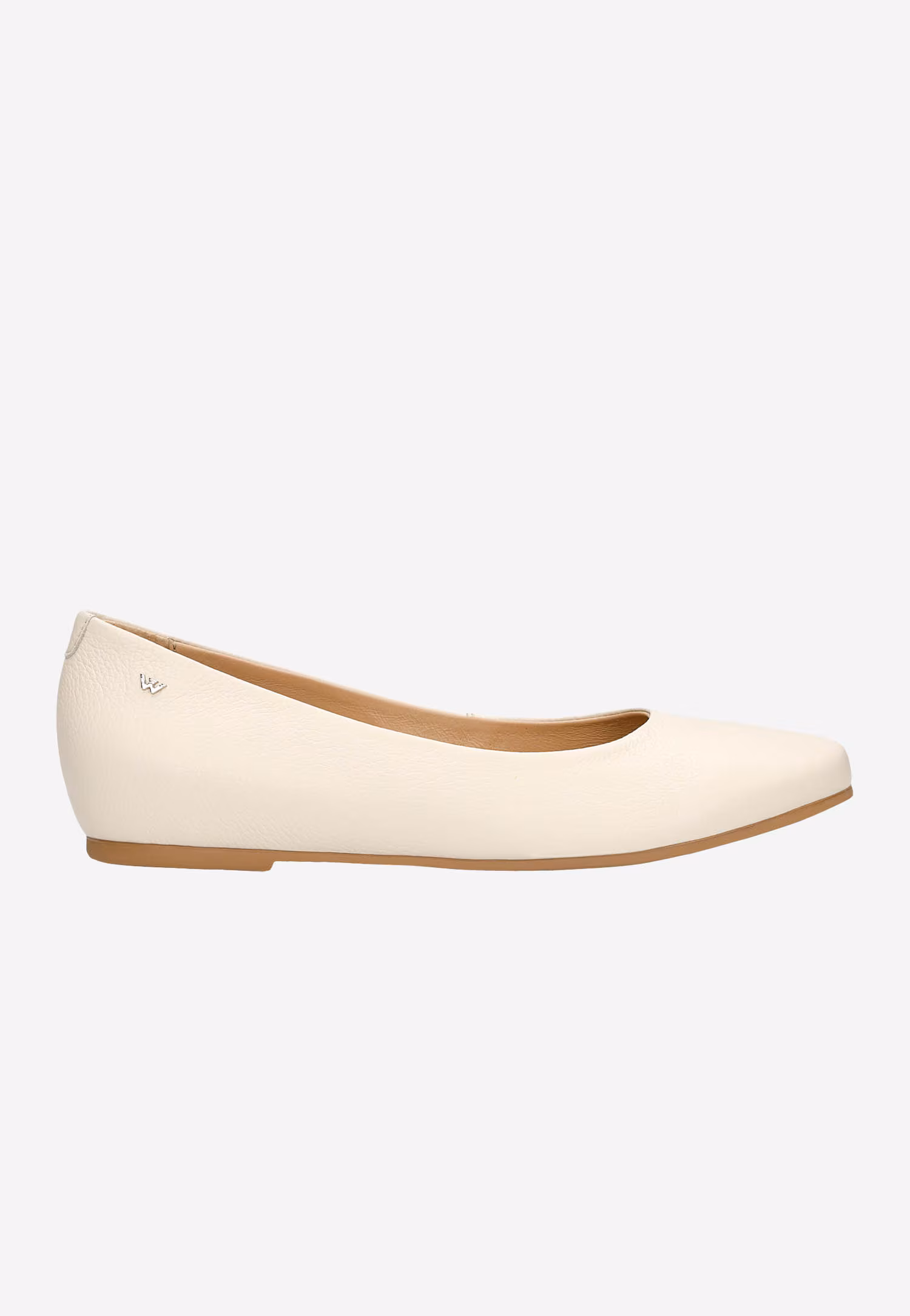 Czarne lakierowane baleriny damskie