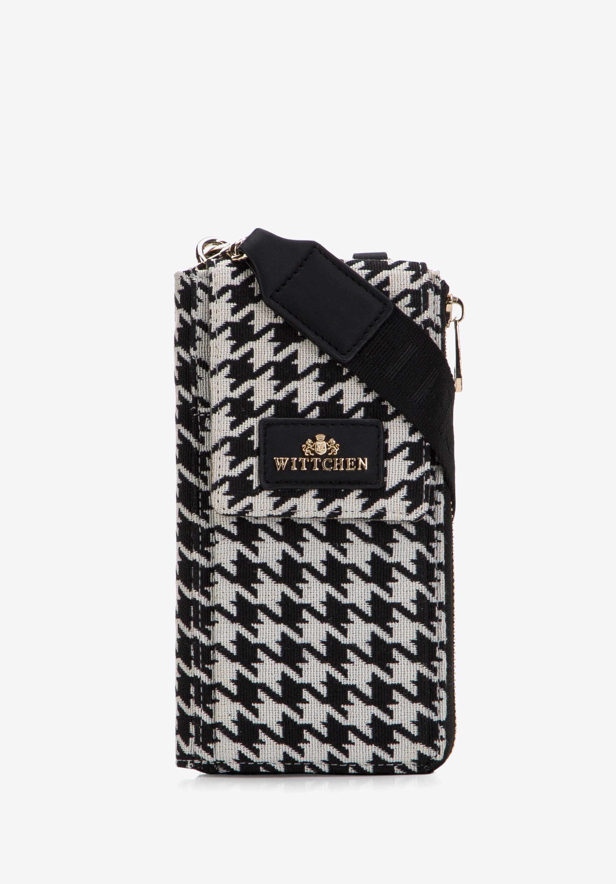 Damska minitorebka wzorzysta z etui