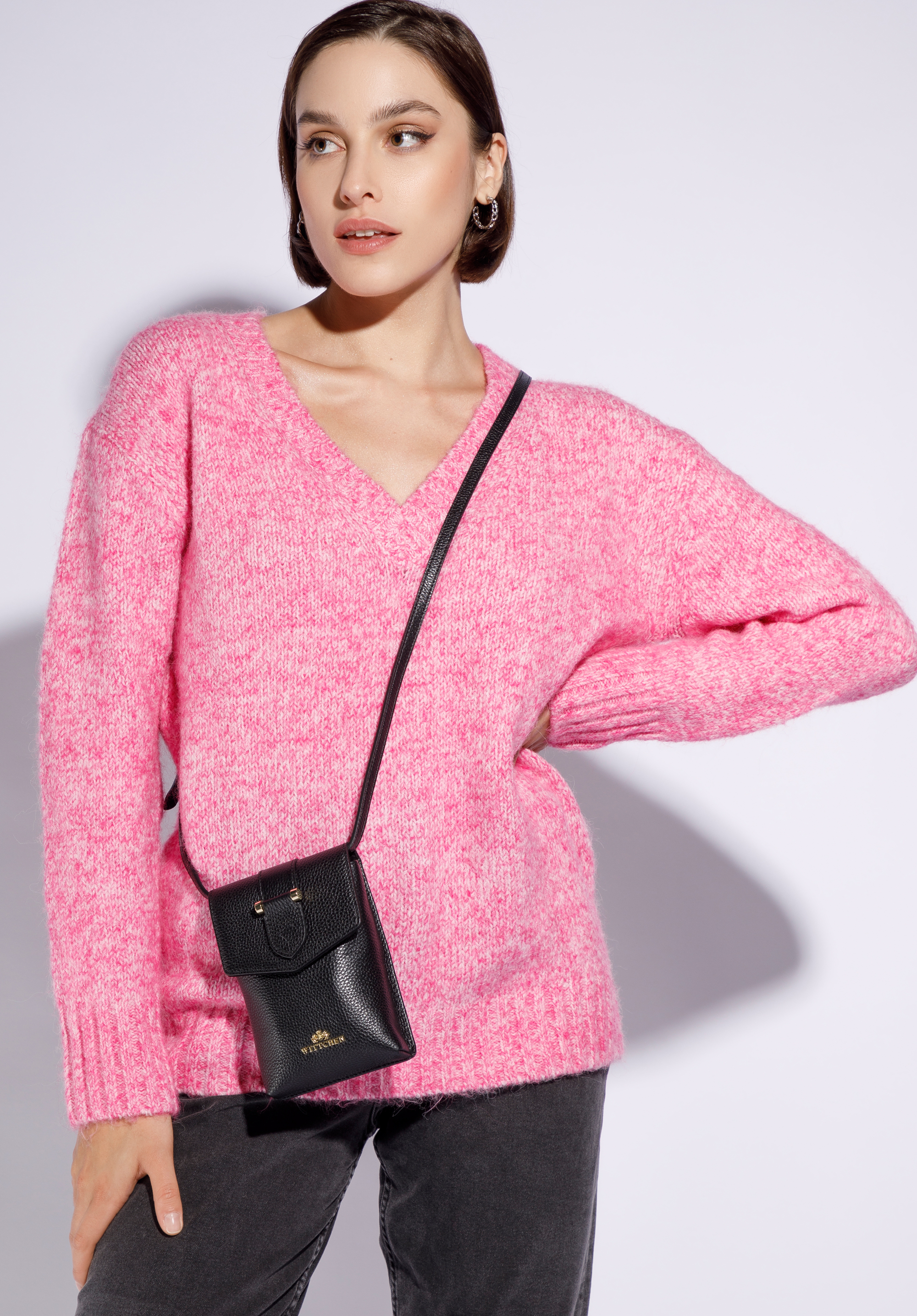 Damska minitorebka skórzana