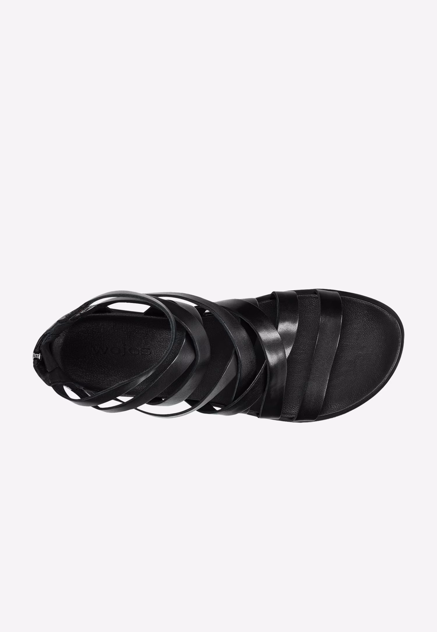 Brązowe sandały damskie z zakrytą piętą