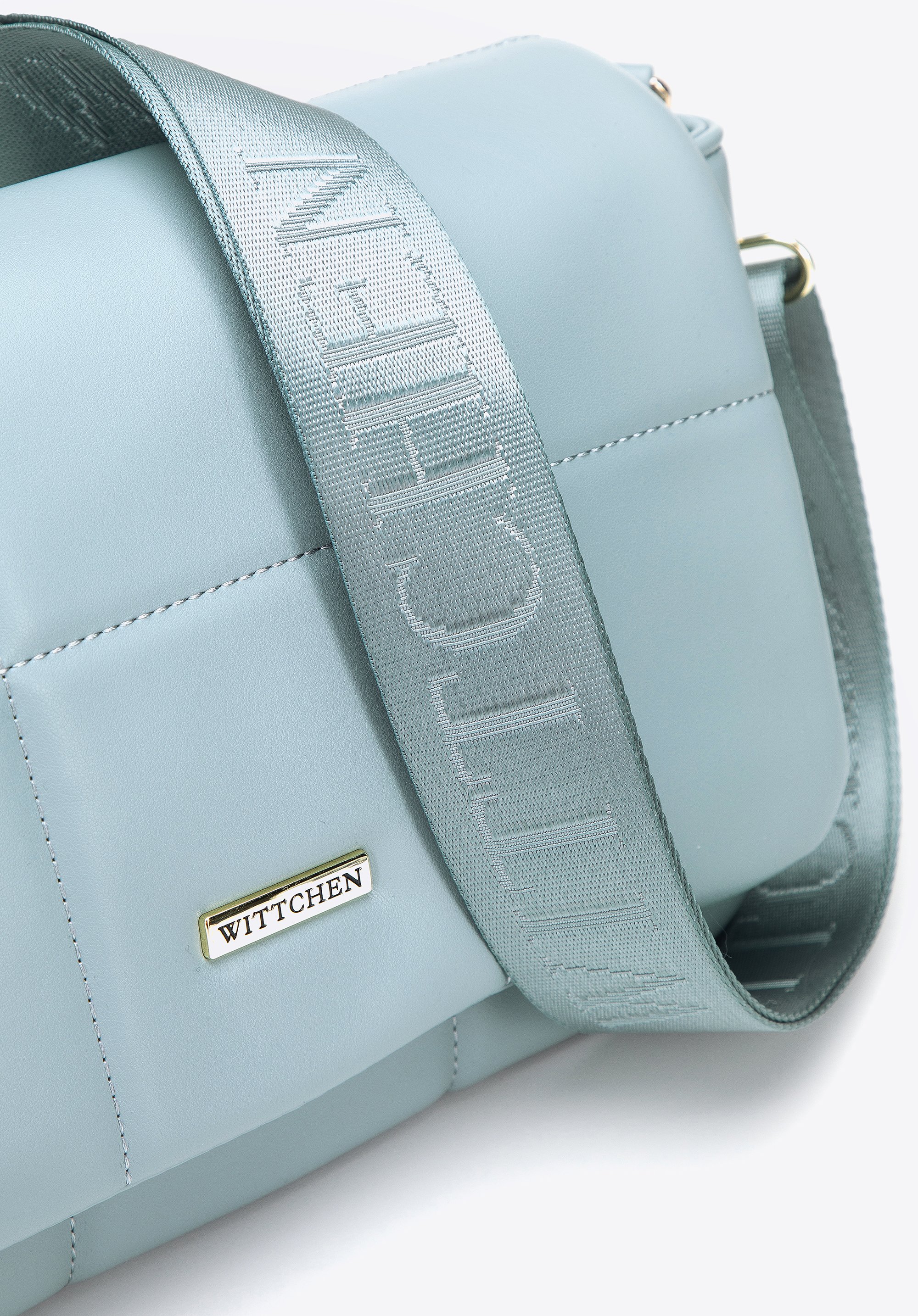 Damska listonoszka z miękkiej pikowanej ekoskóry