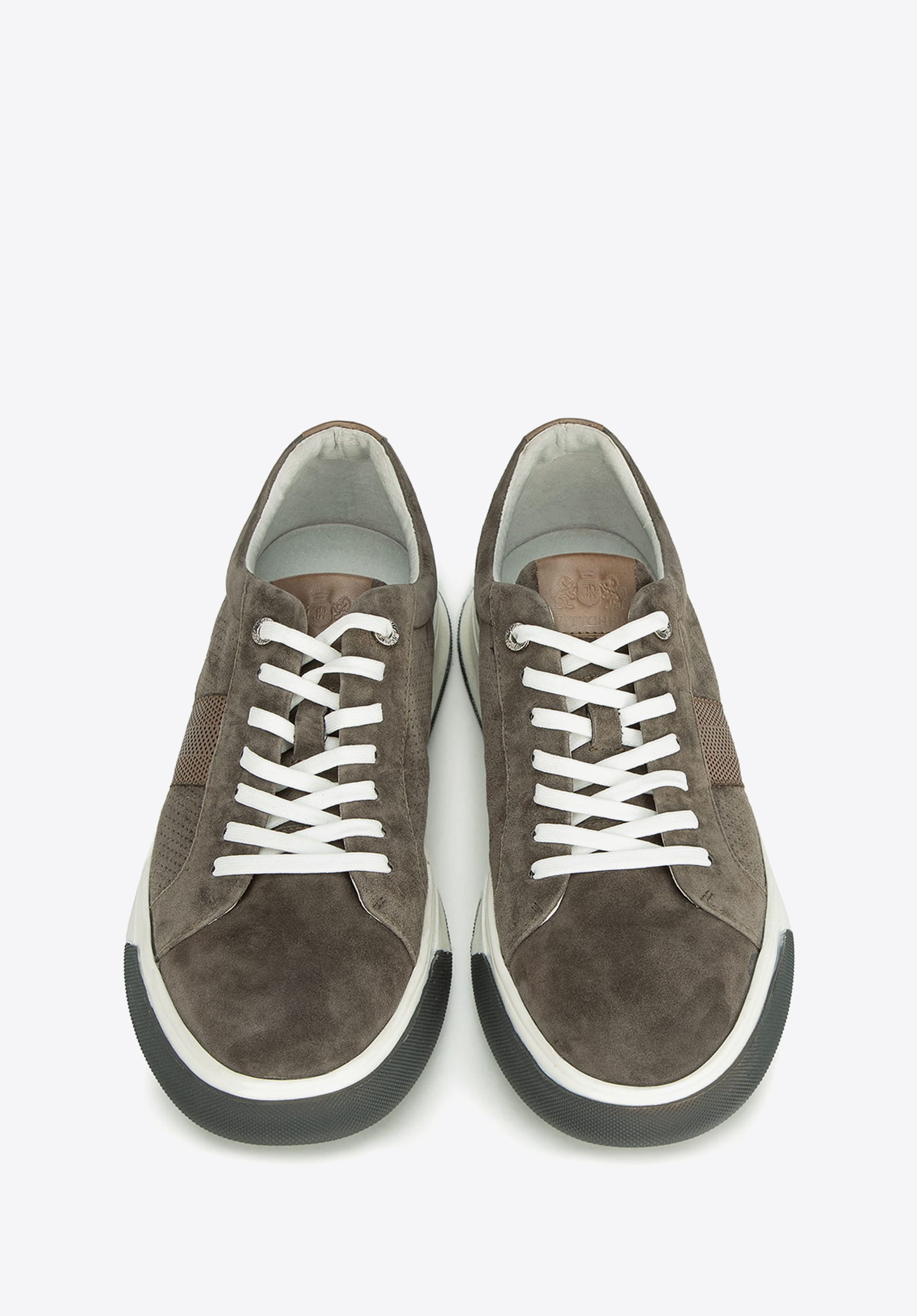 Męskie sneakersy na grubej podeszwie