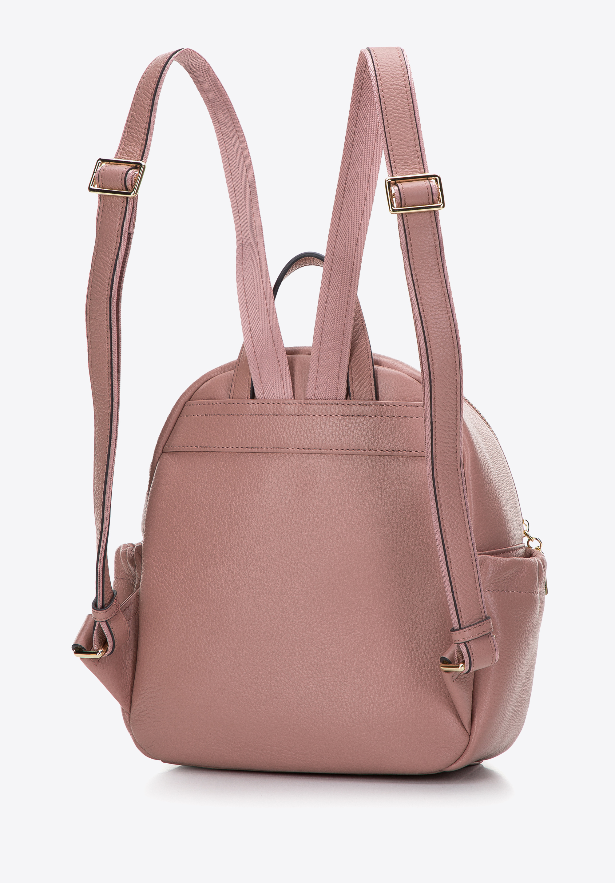 Damski plecak skórzany z kieszeniami