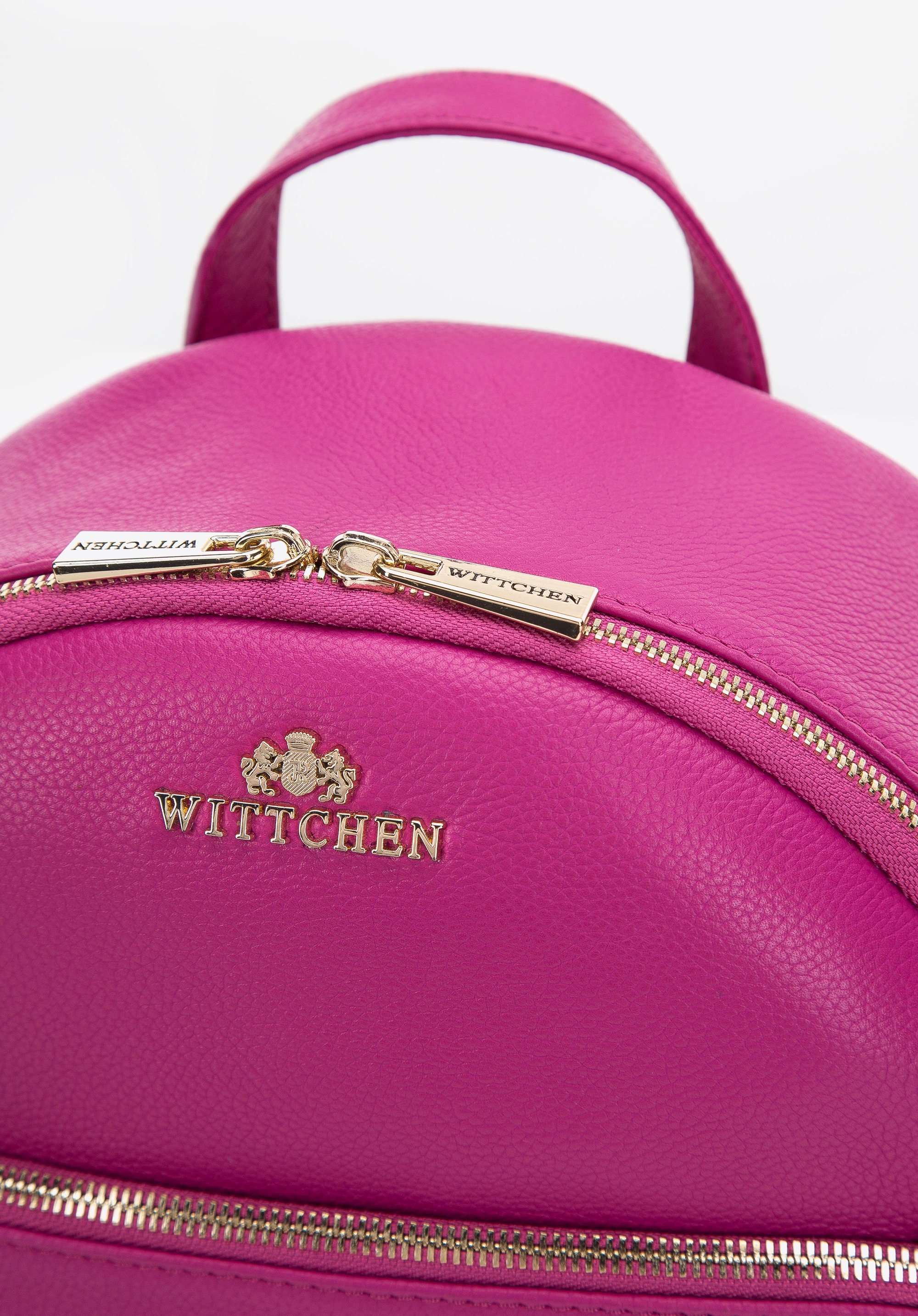 Damski plecak skórzany z przeszyciami