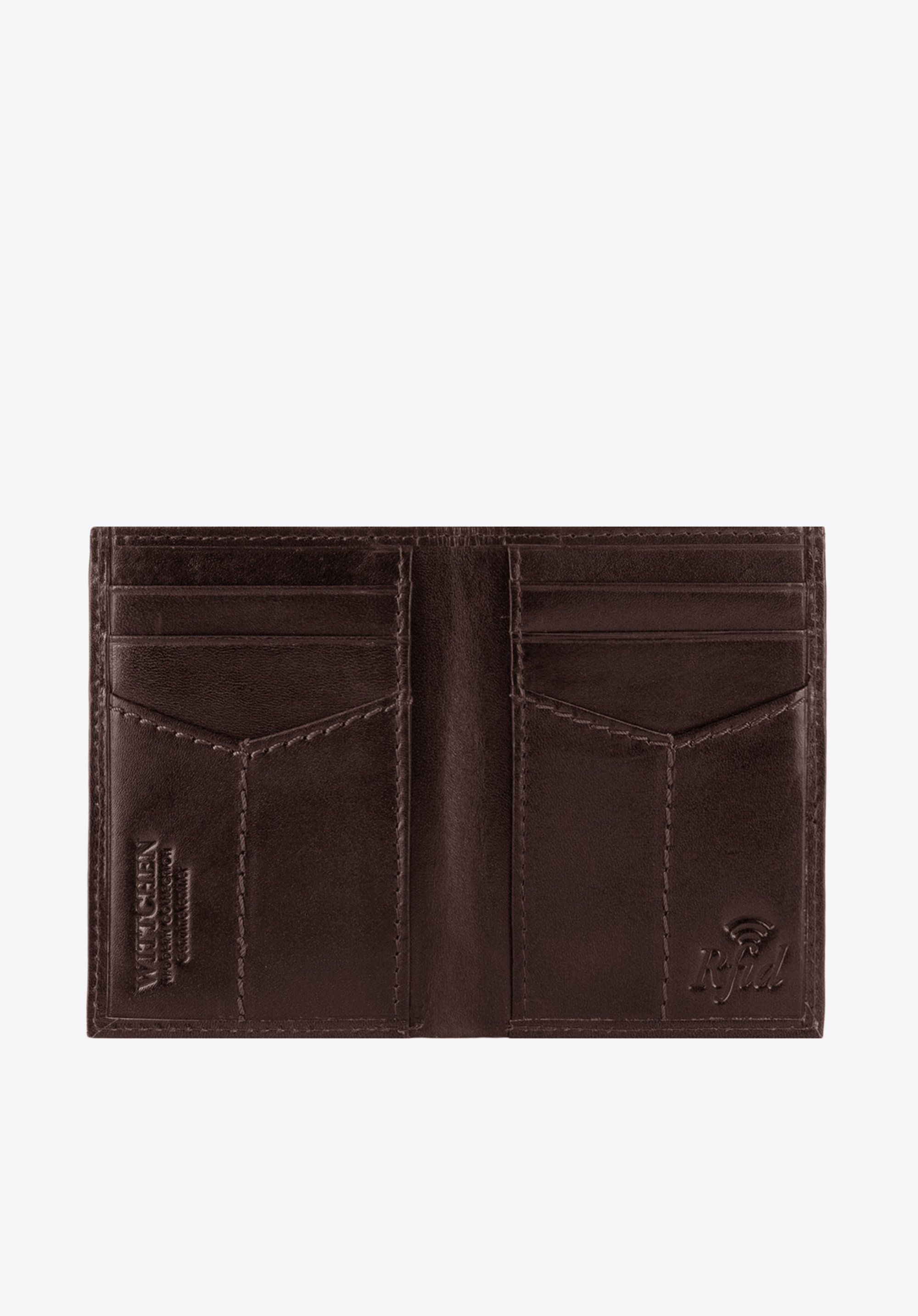 Skórzany portfel wąski