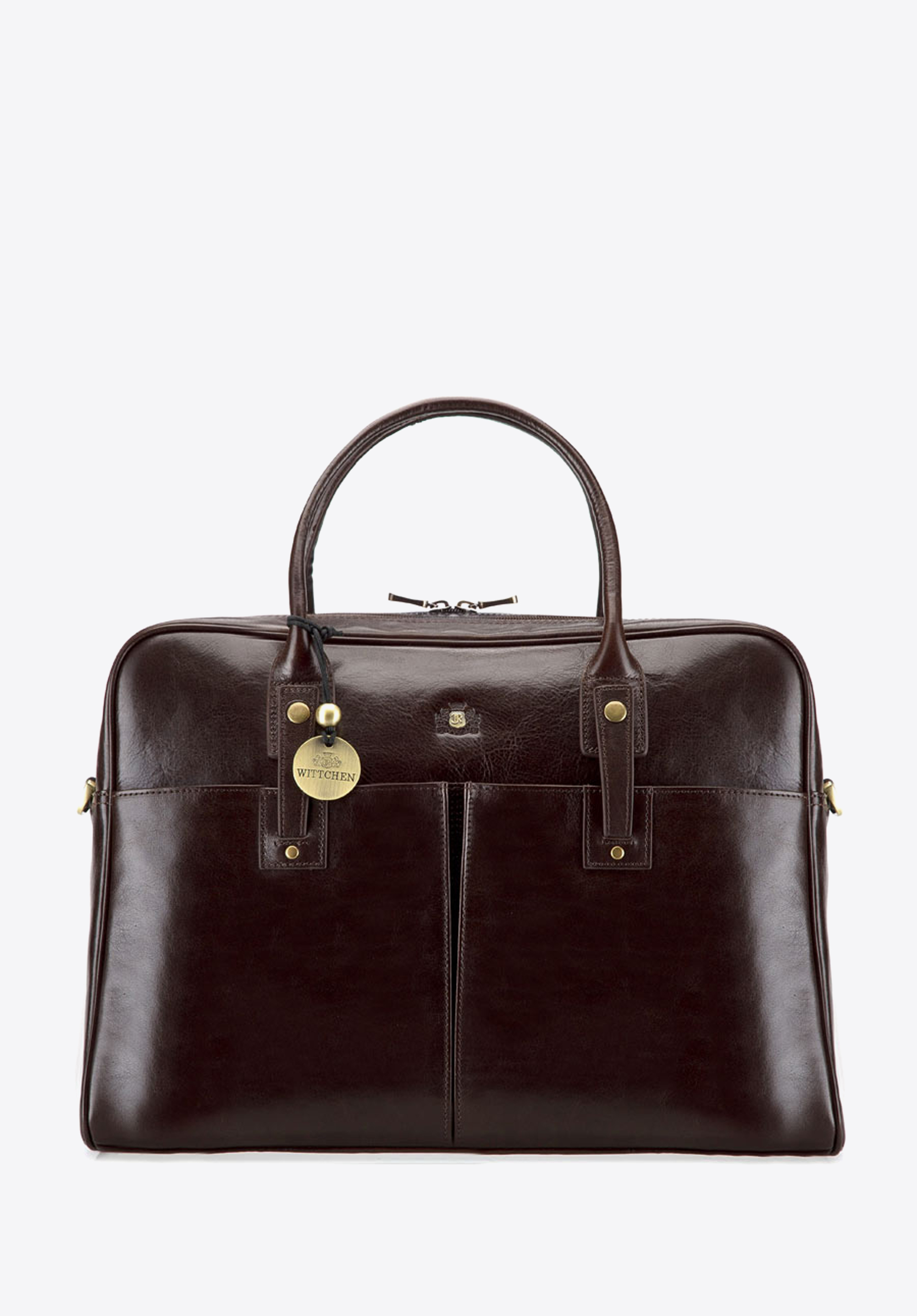 Damska torba na laptopa skórzana z akcesoriami